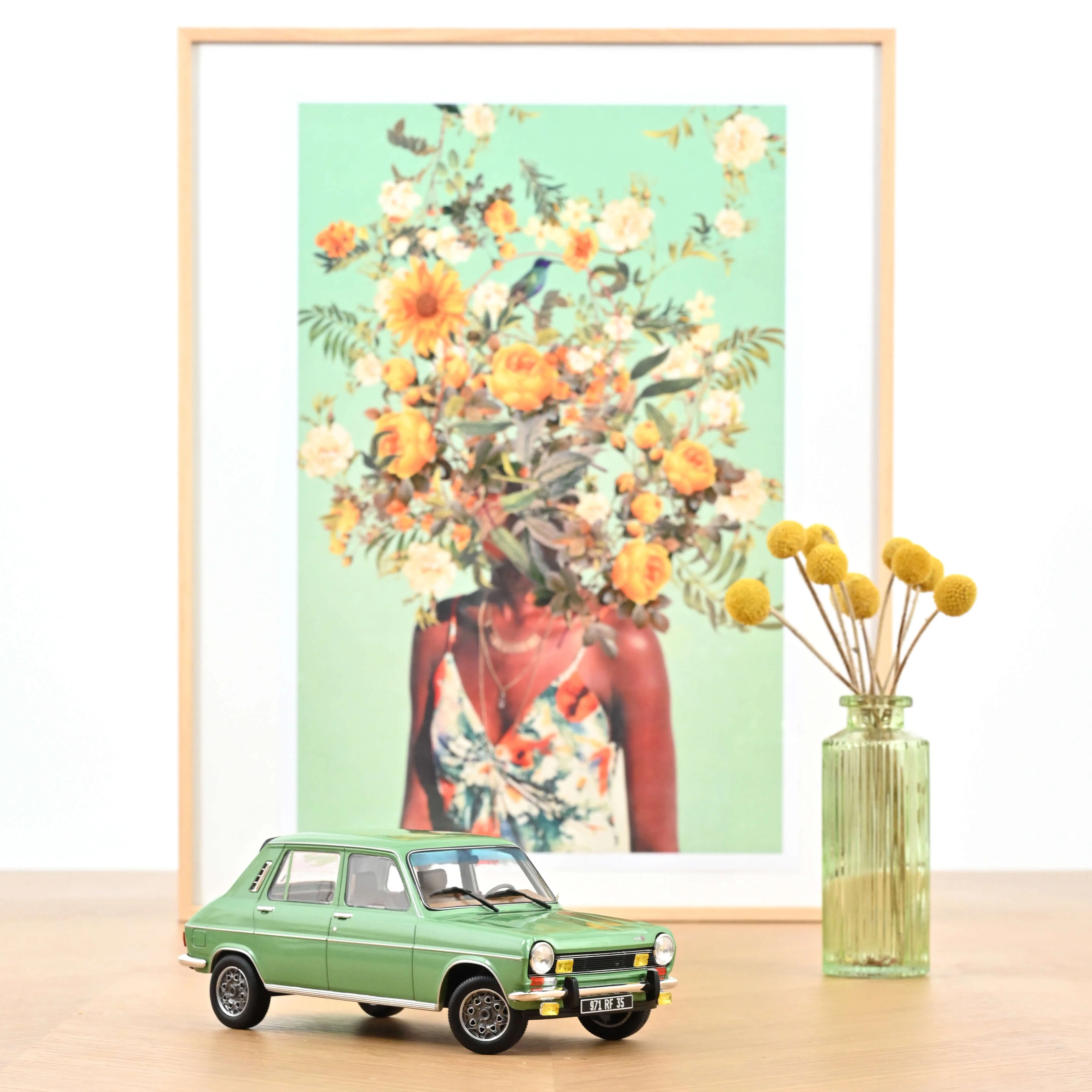 Simca 1100 Ti 1975 Vert métal adriatique 1/18 - 300pcs