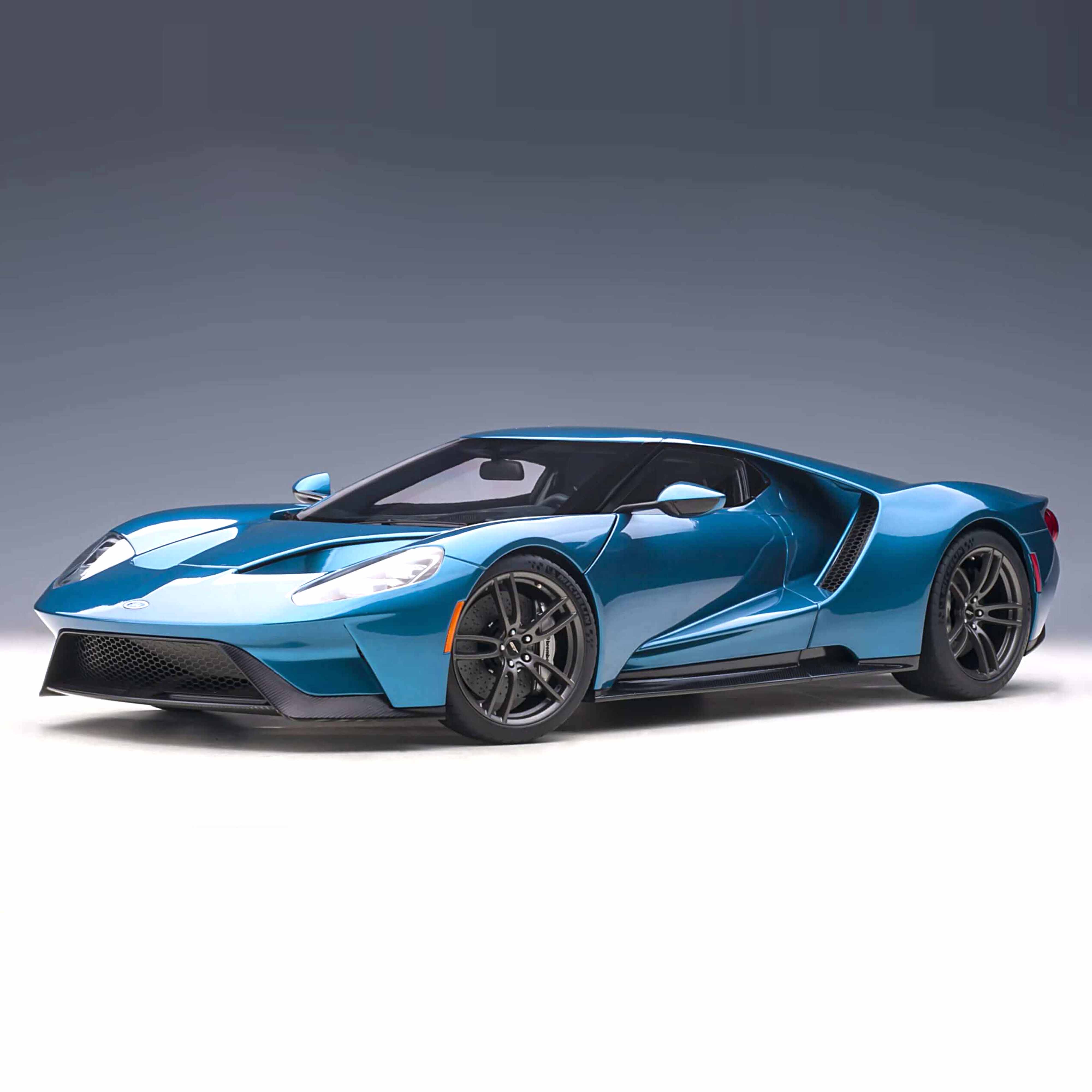 Ford GT 2017 Bleu liquide 1/12
