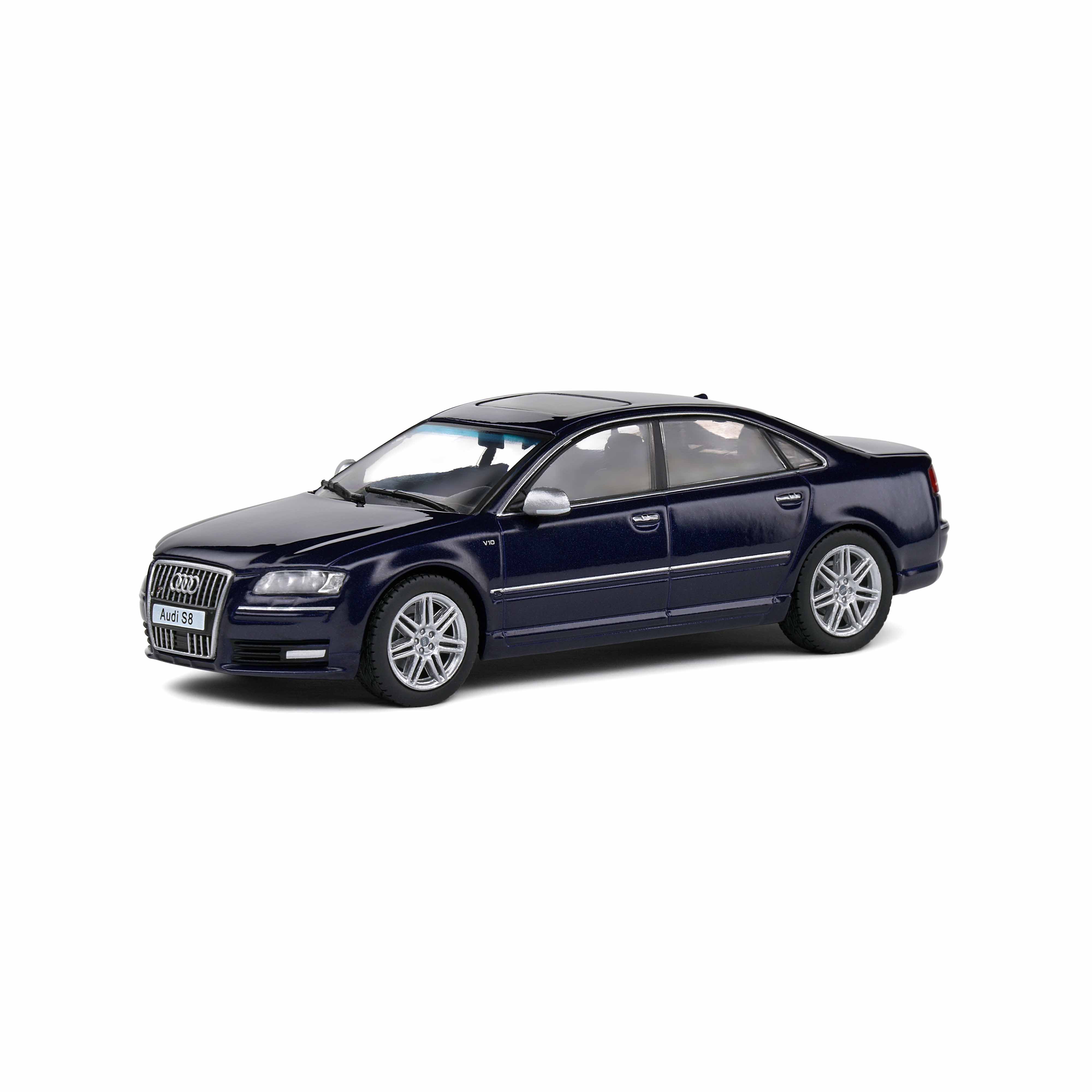 Audi D3 S8 Bleu Nuit Perle 2010 1/43