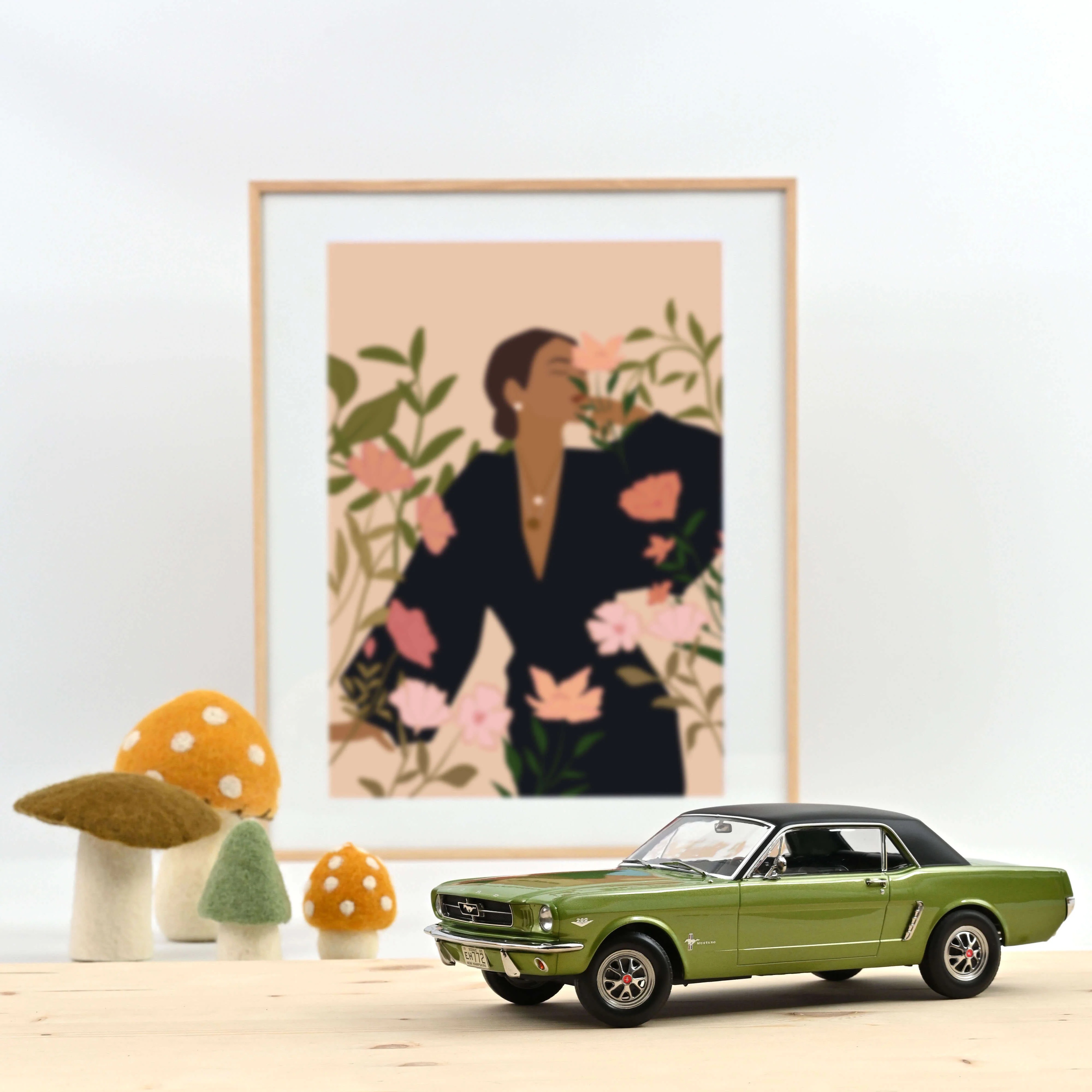 Ford Mustang Coupé 1965 Honey Or met 1/18 - 200pcs