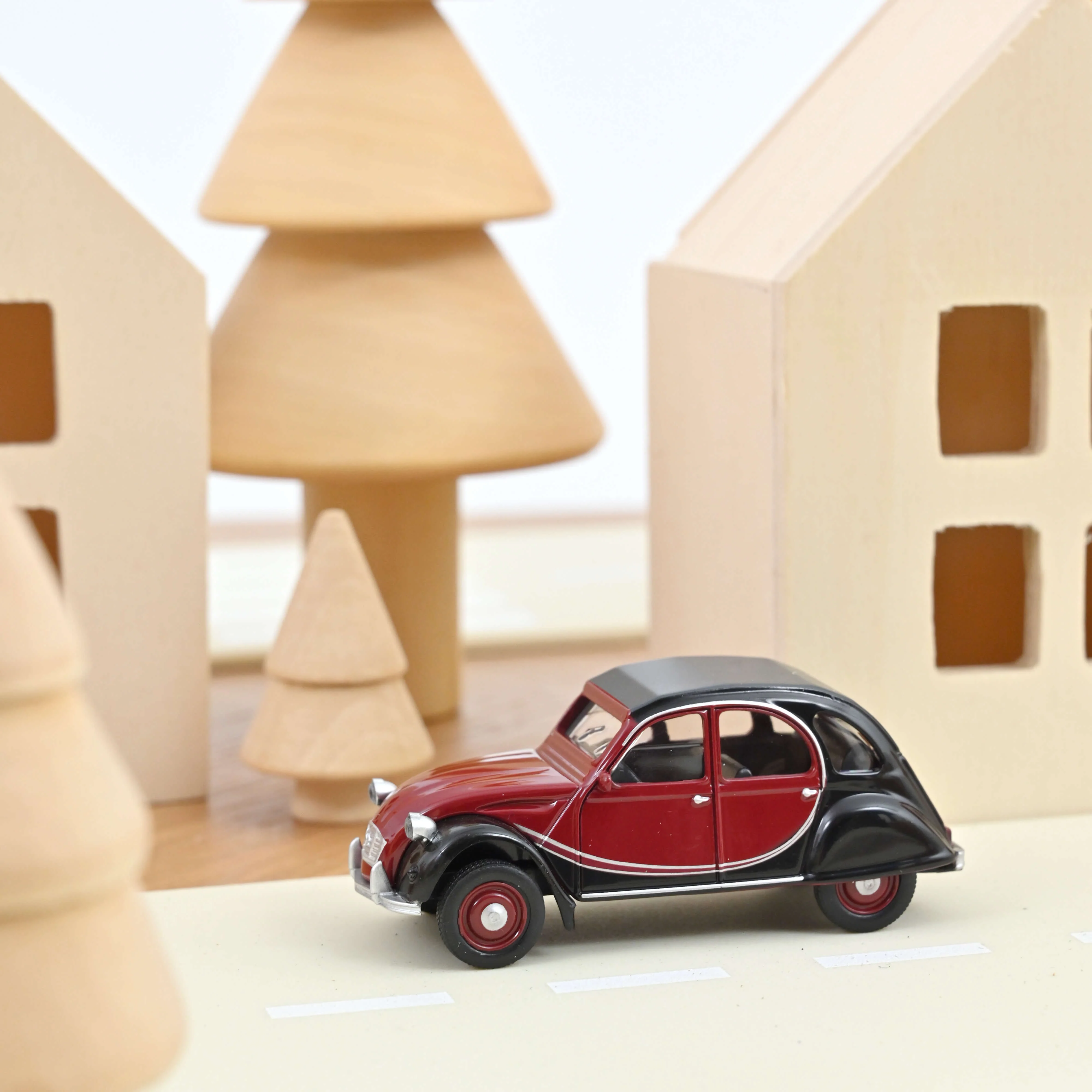 Citroën 2CV Charleston 1982 Delage Rouge et Noir 1/54