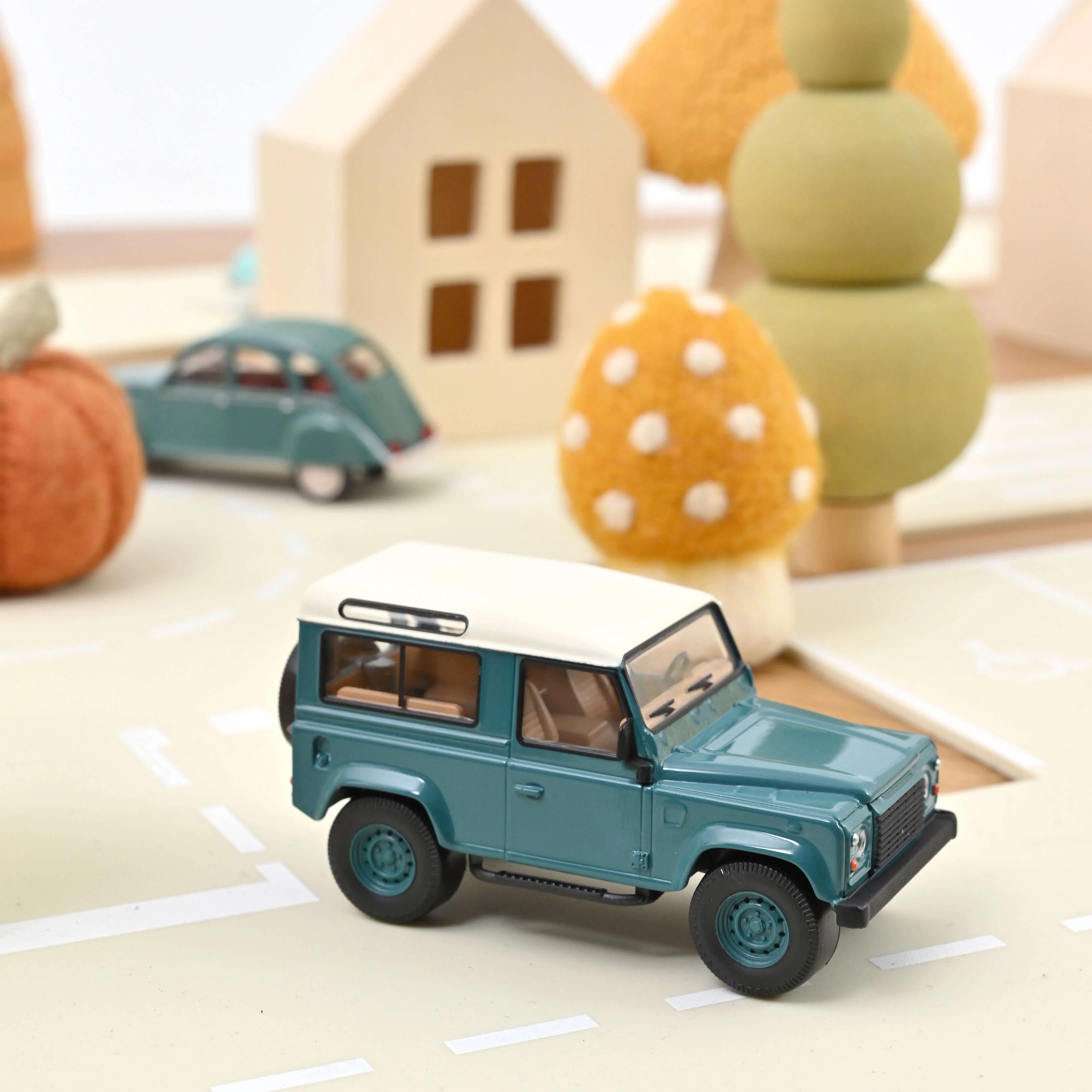 Land Rover Defender Bleu 1995 Jet-car 1/43