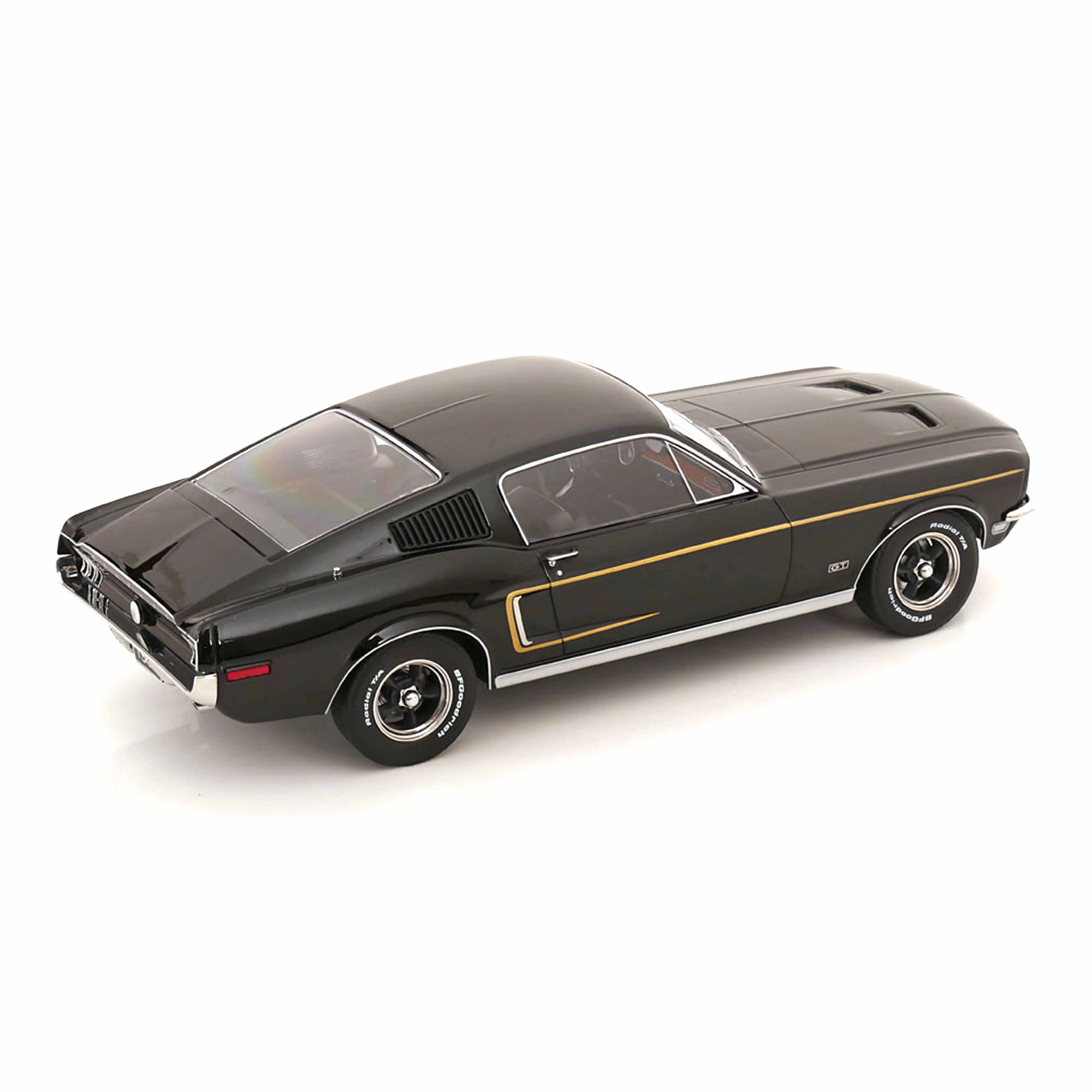 Ford Mustang Fastback 1968 Noir 1/18
