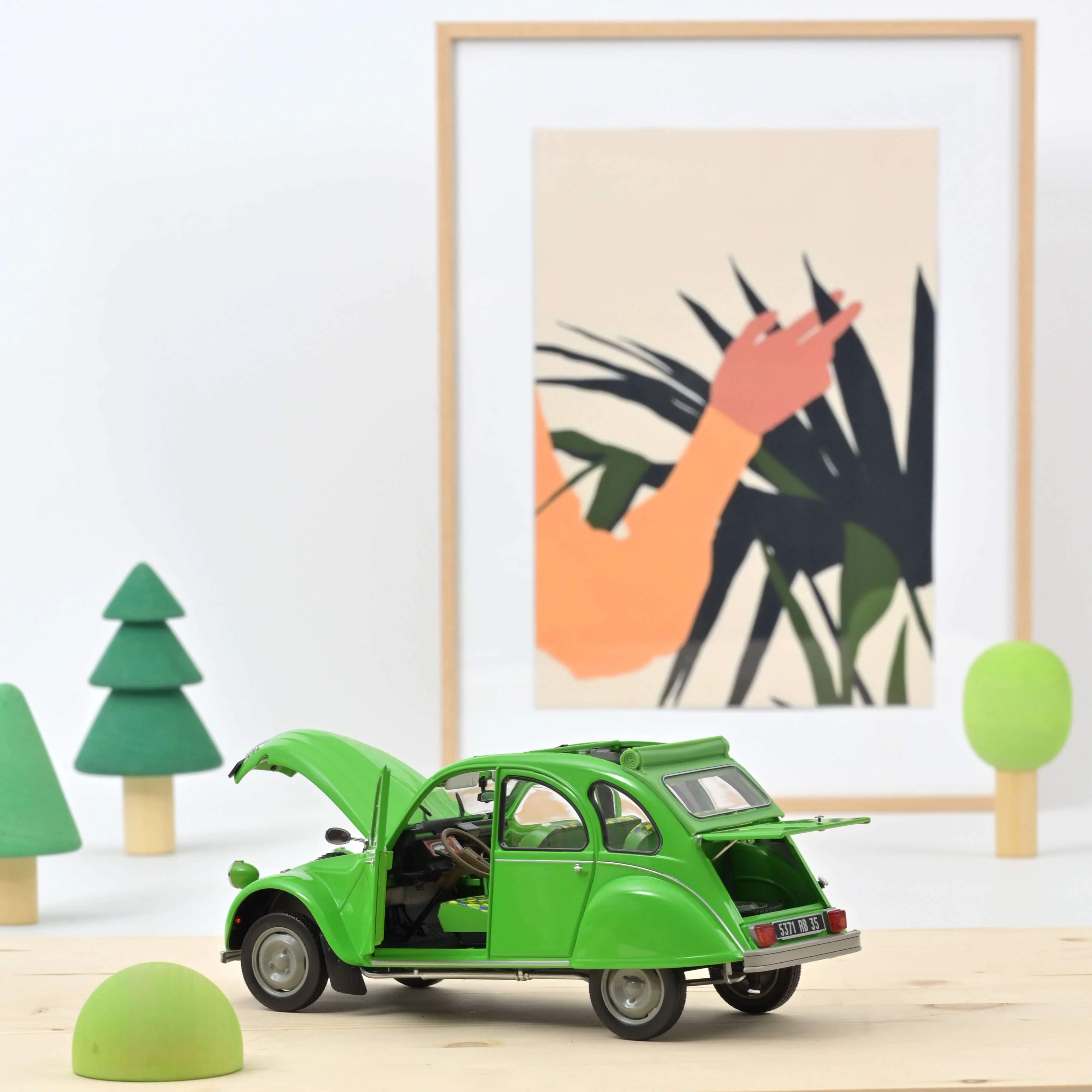 Citroën 2CV 1974 Palmeraie Vert 1/18 - 300pcs