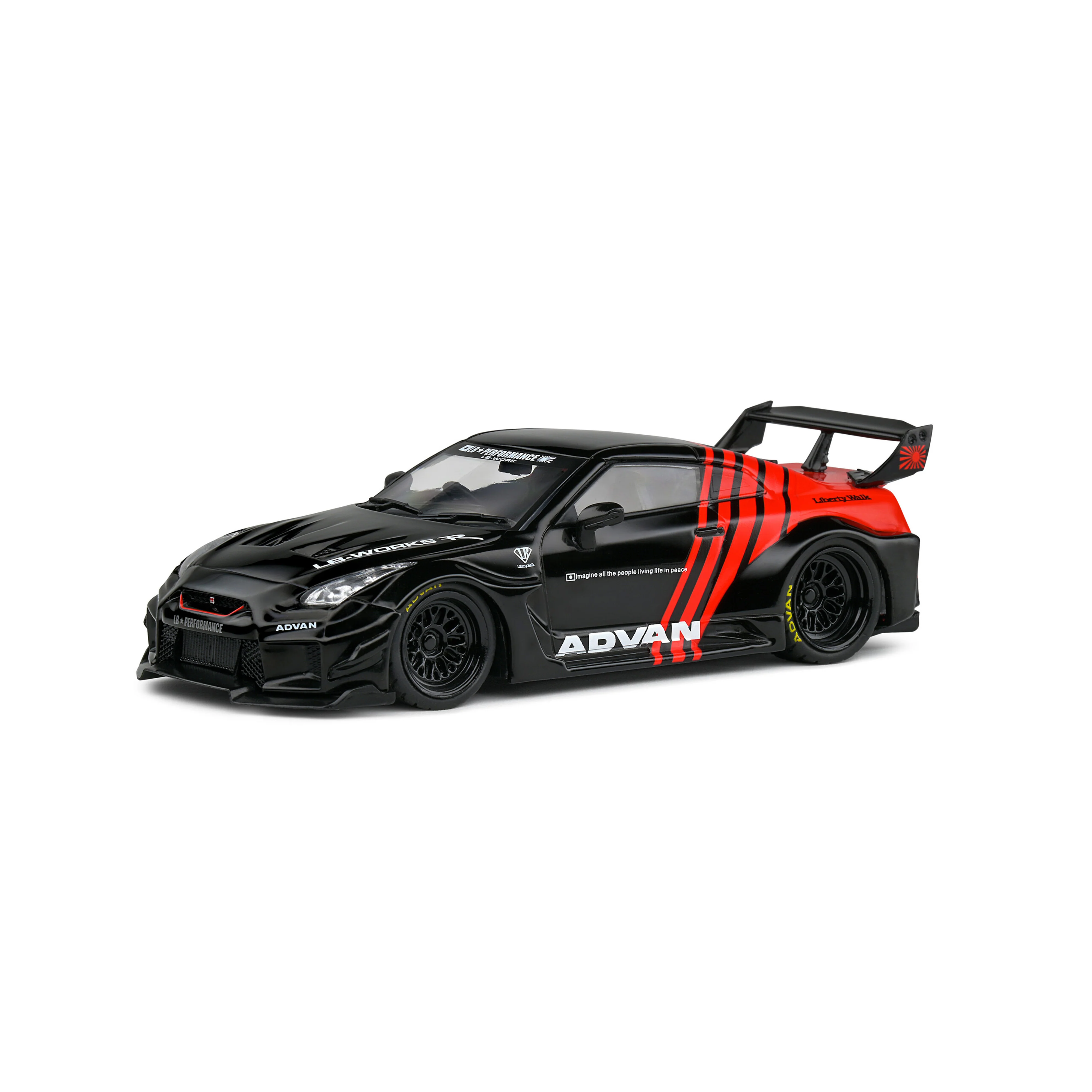 Nissan GTR35 LBWK Silhouette Rouge 2020 1/43