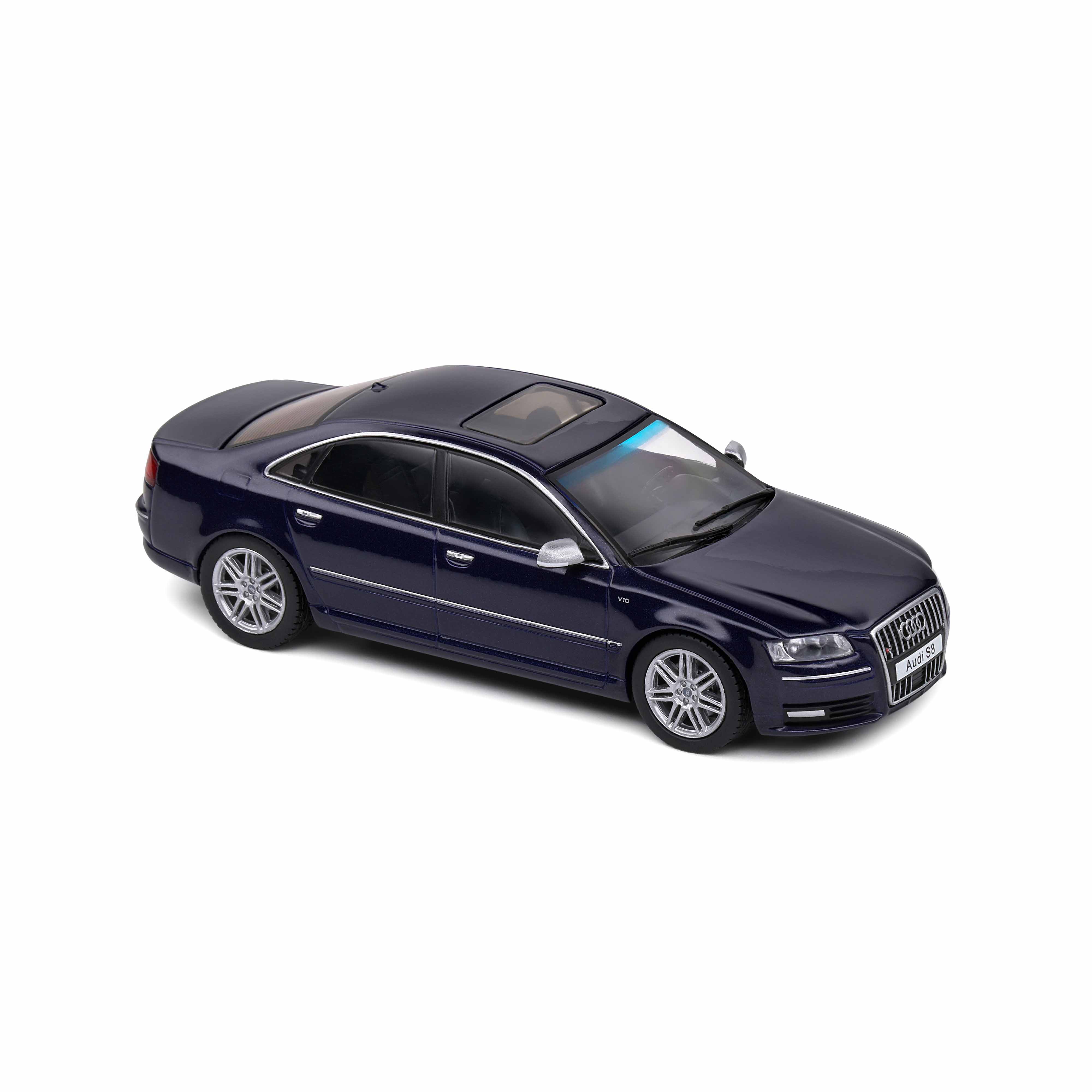 Audi D3 S8 Bleu Nuit Perle 2010 1/43
