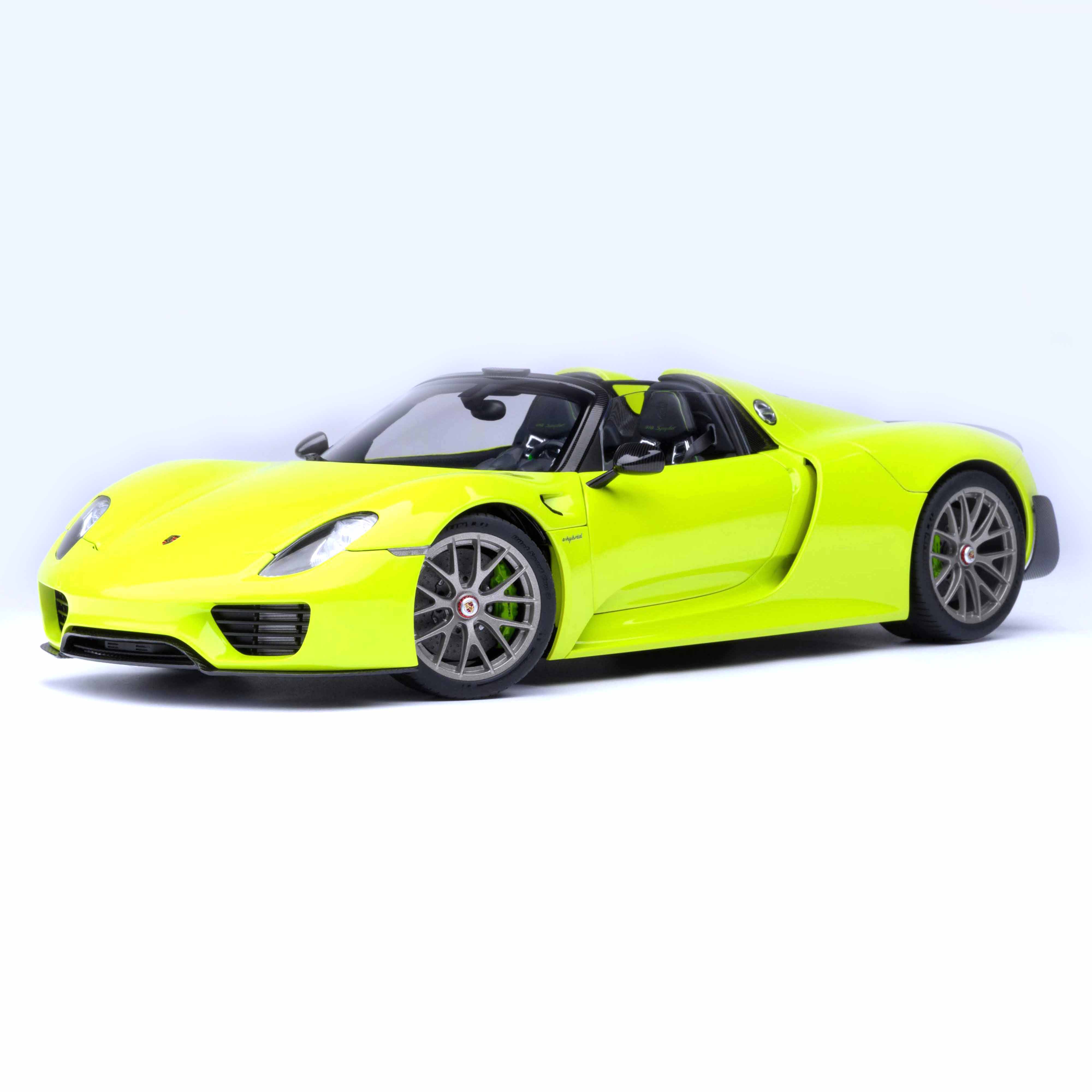 Porsche 918 Spyder Pack Weissach Vert Acide 1/18