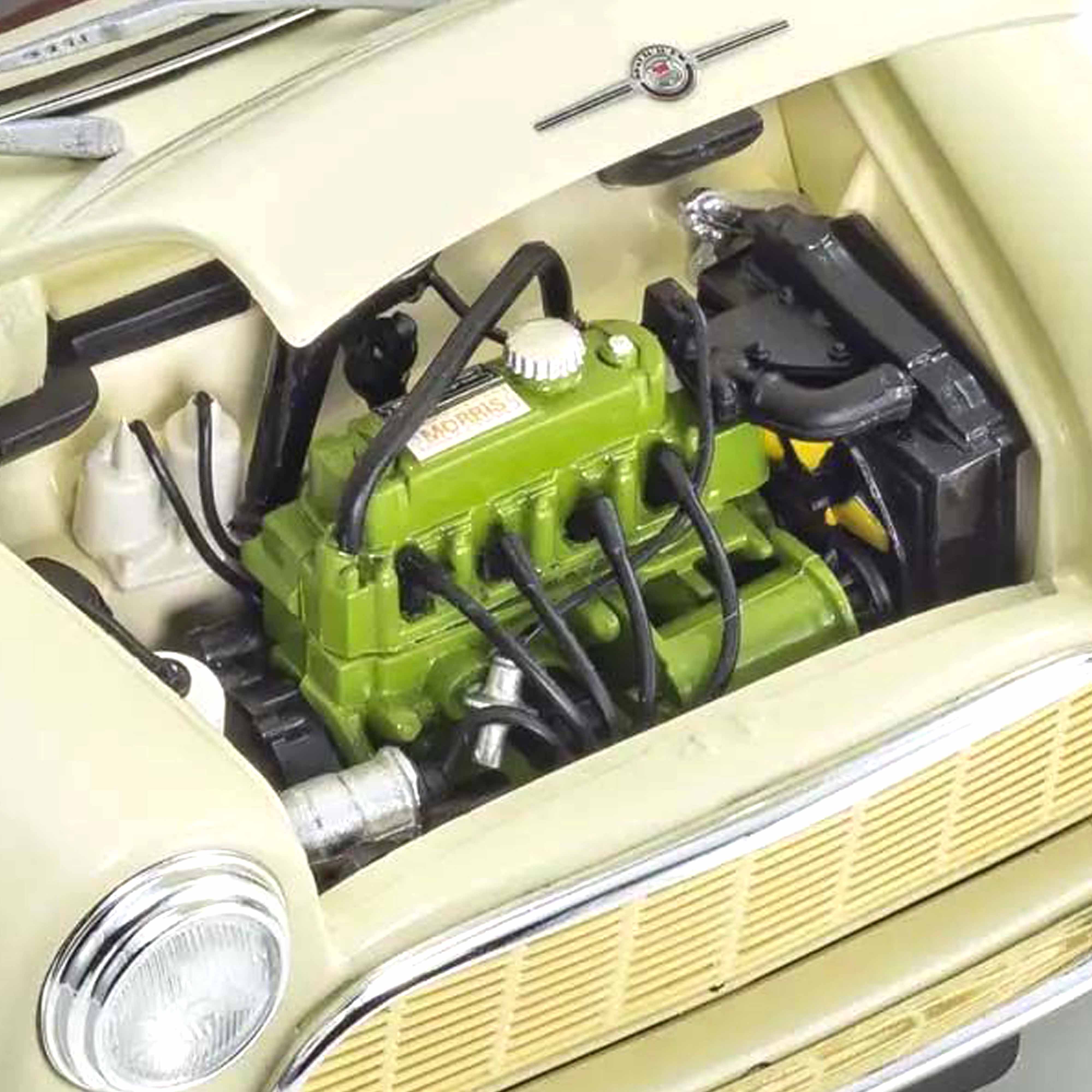 Morris Mini Mirror Old English Blanc 1/18