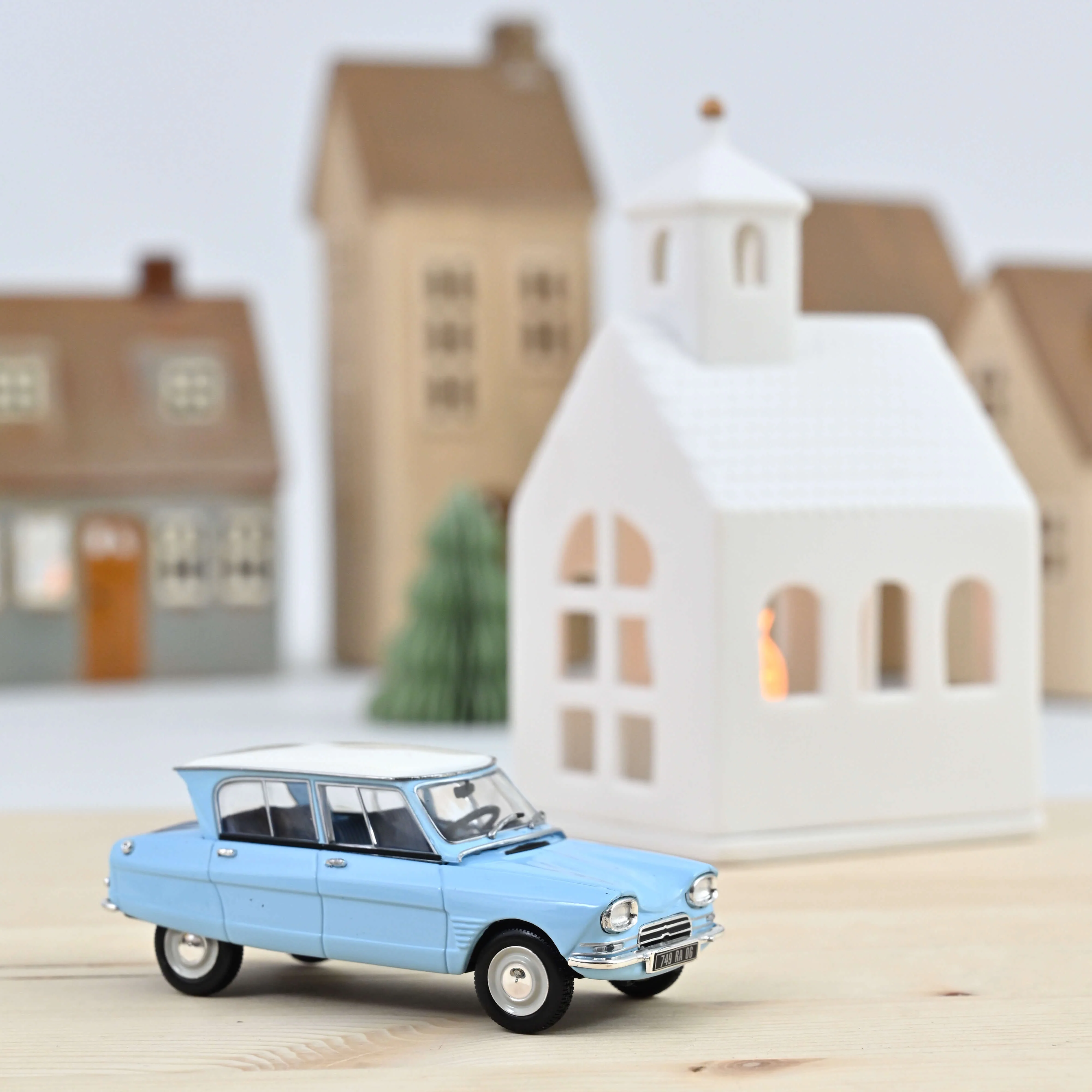 Citroën Ami 6 1966 Bleu Monte Carlo 1/43