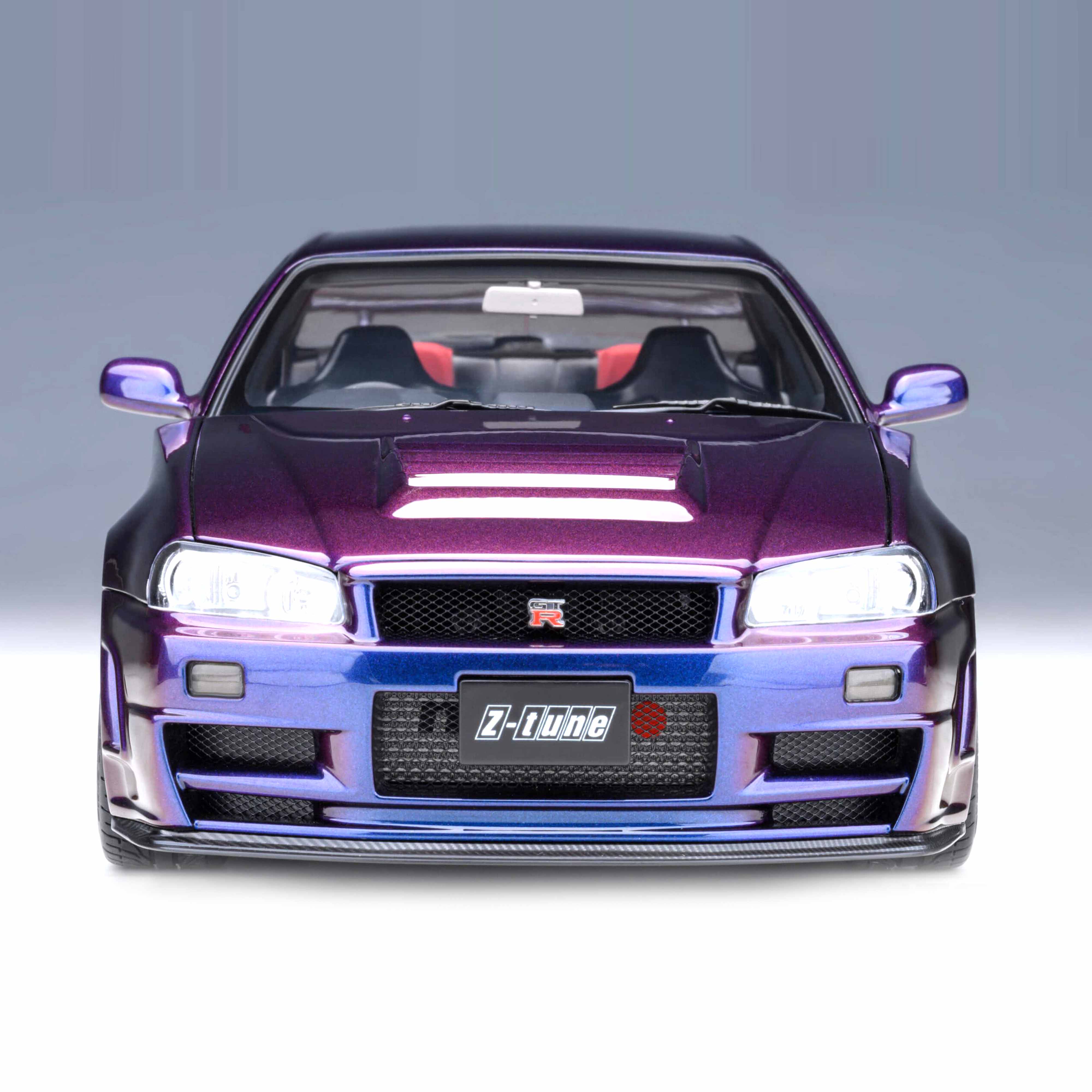 Nissan Skyline GT-R (R34) Z-Tune Violet de Minuit 1/18