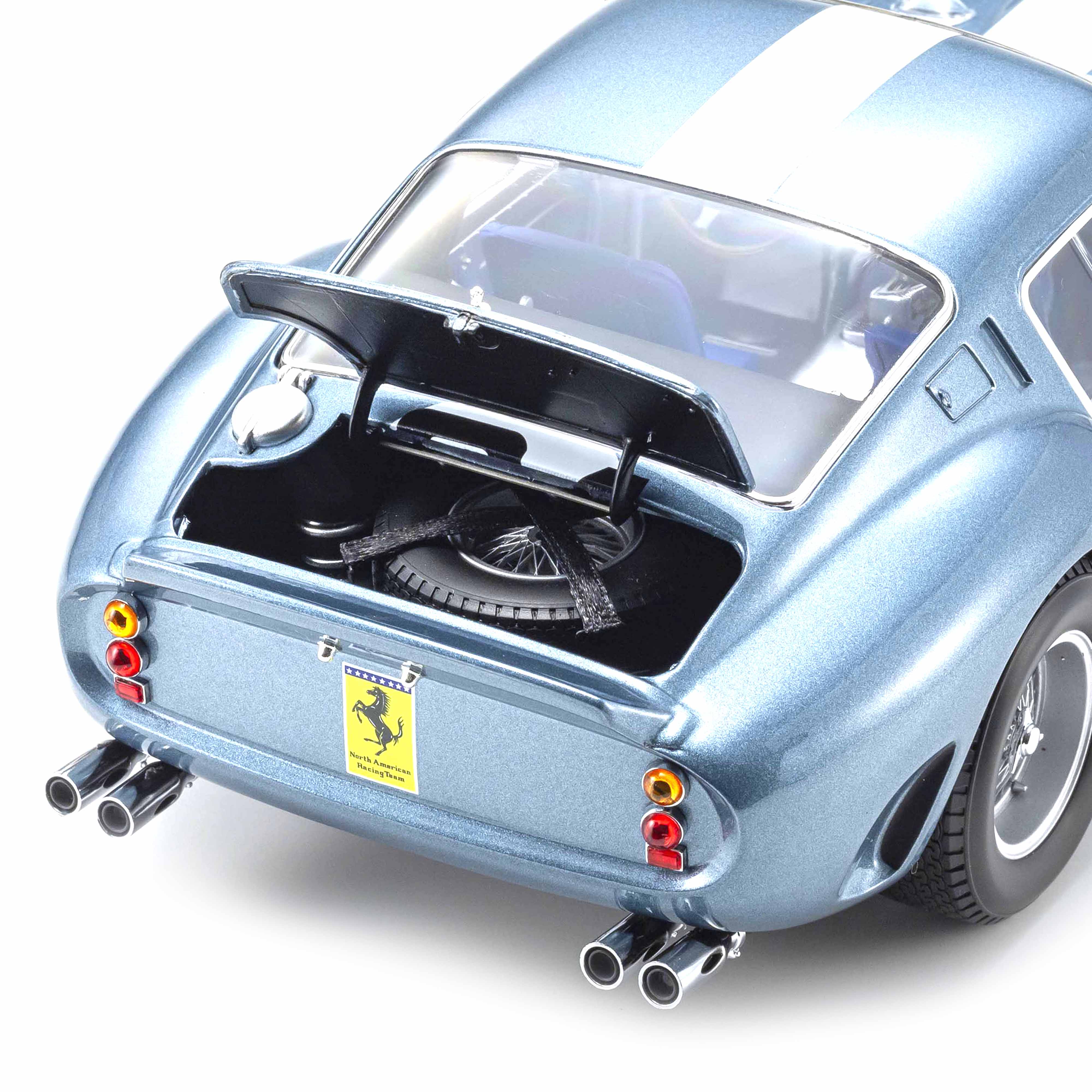 Ferrari 250 GTO 1962 Sebring Bleu N°24 1/18