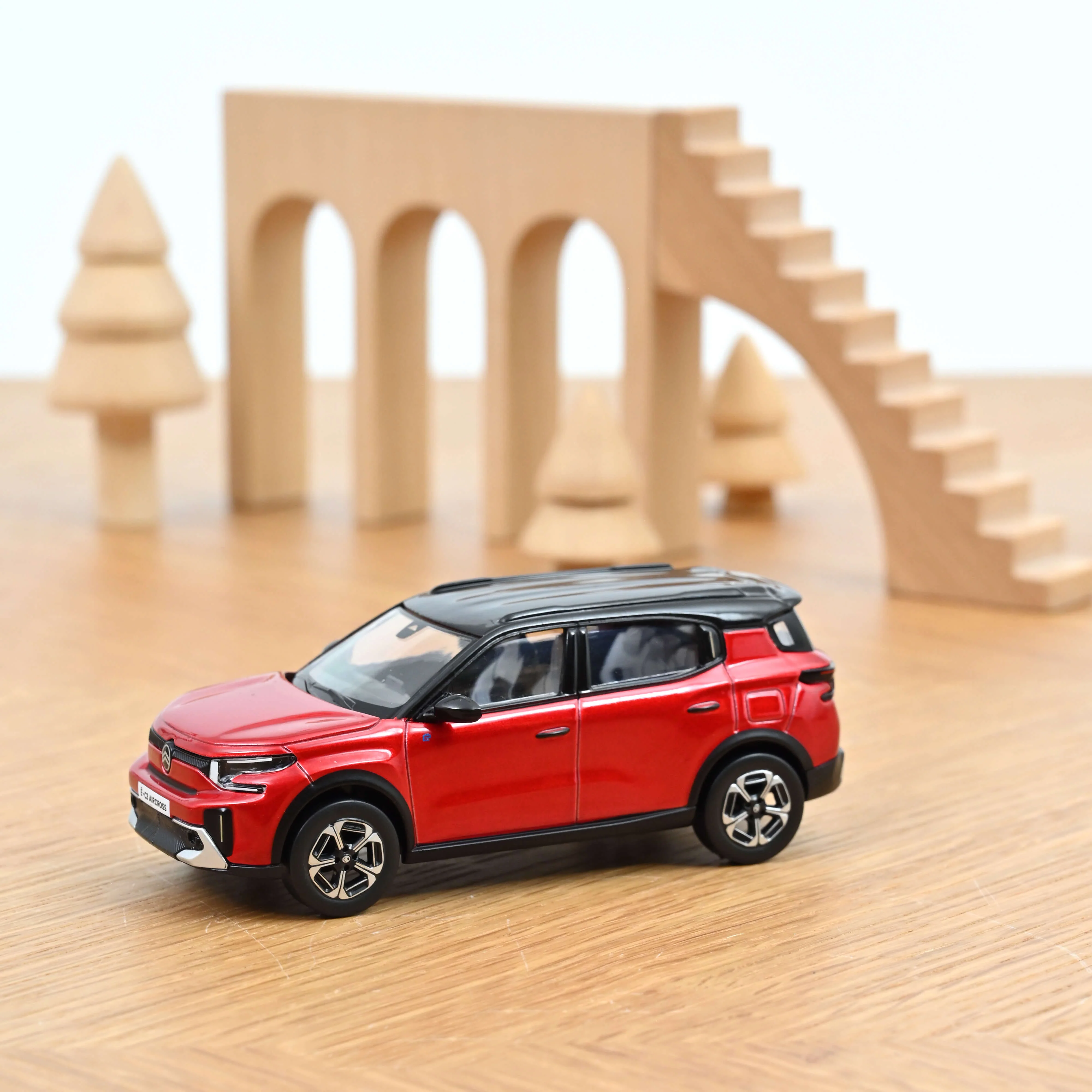 Citroën C3 Aircross 2025 Rouge Elixir Toit Noir 1/43