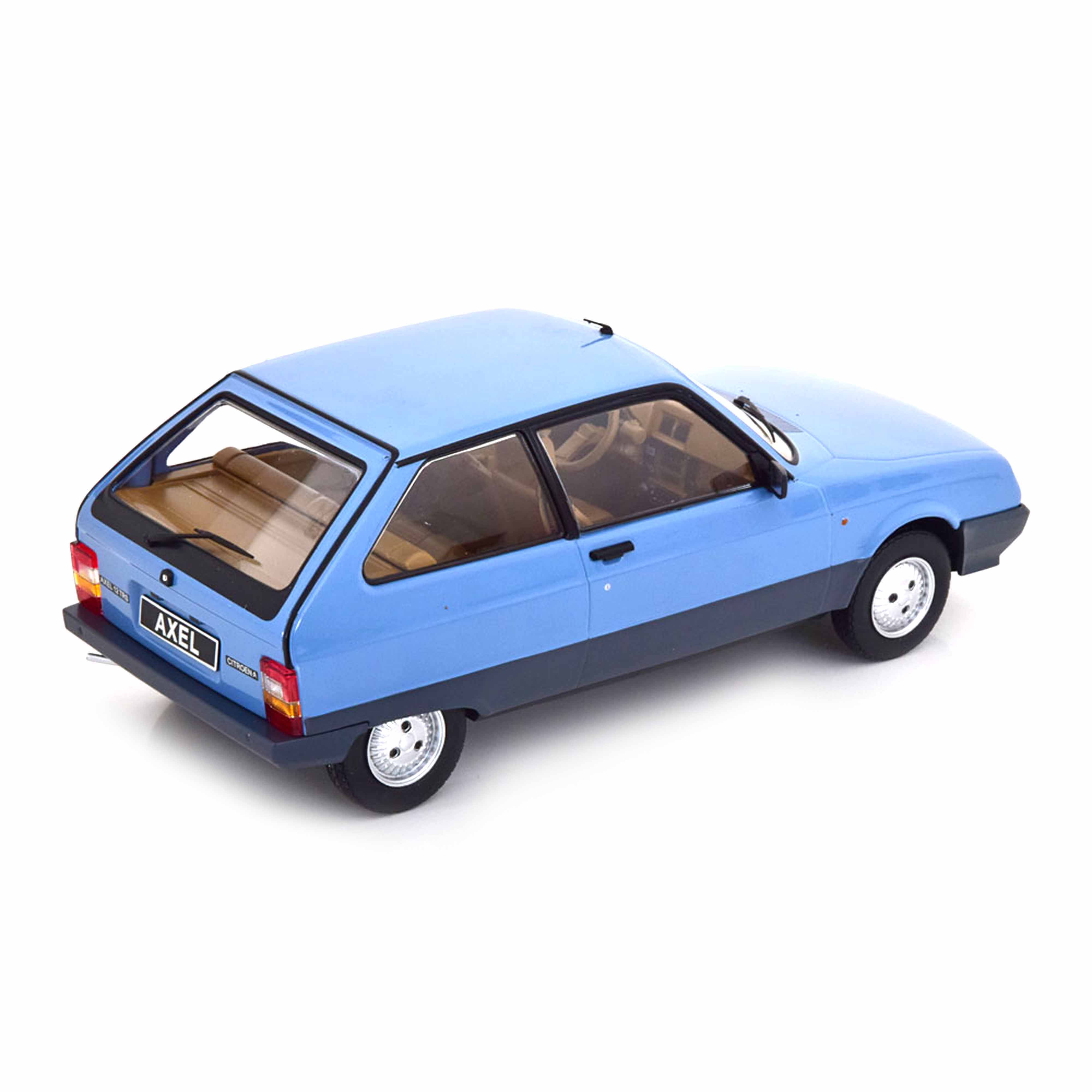 Citroën Axel 12 TRS 1990 Bleu-gris 1/18