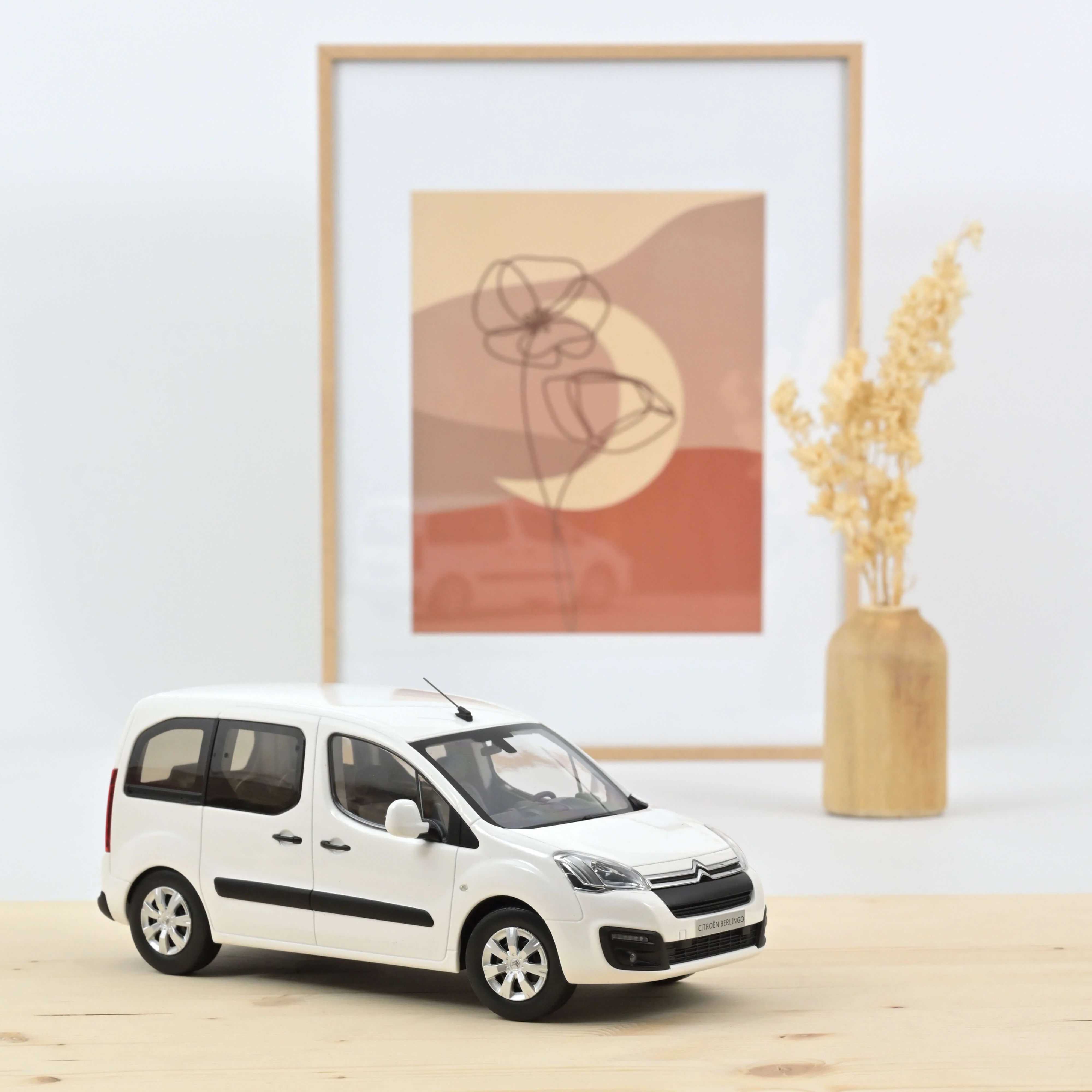 Citroën Berlingo 2016 Blanc 1/18 - 100pcs