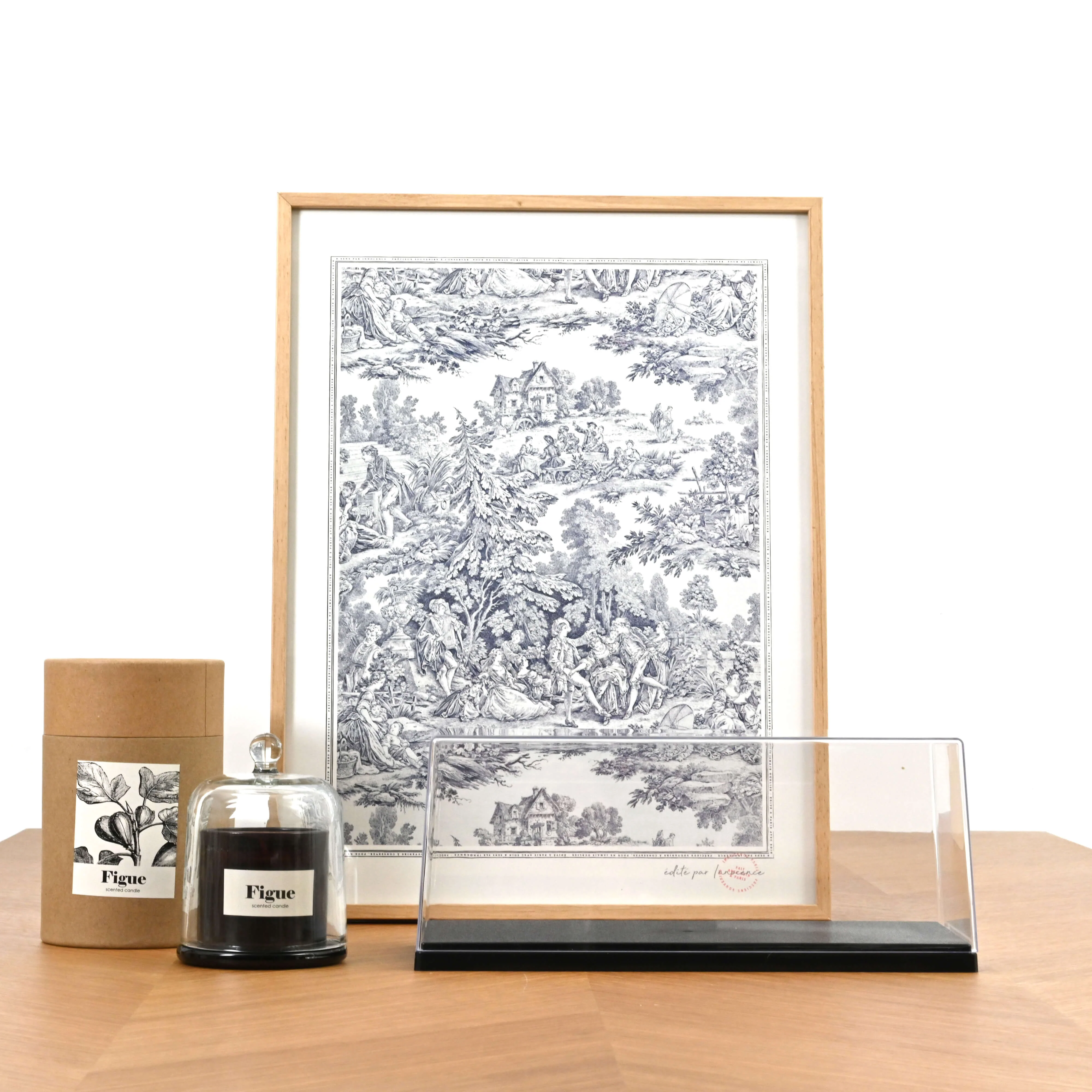 Boîte vitrine noire 1/24