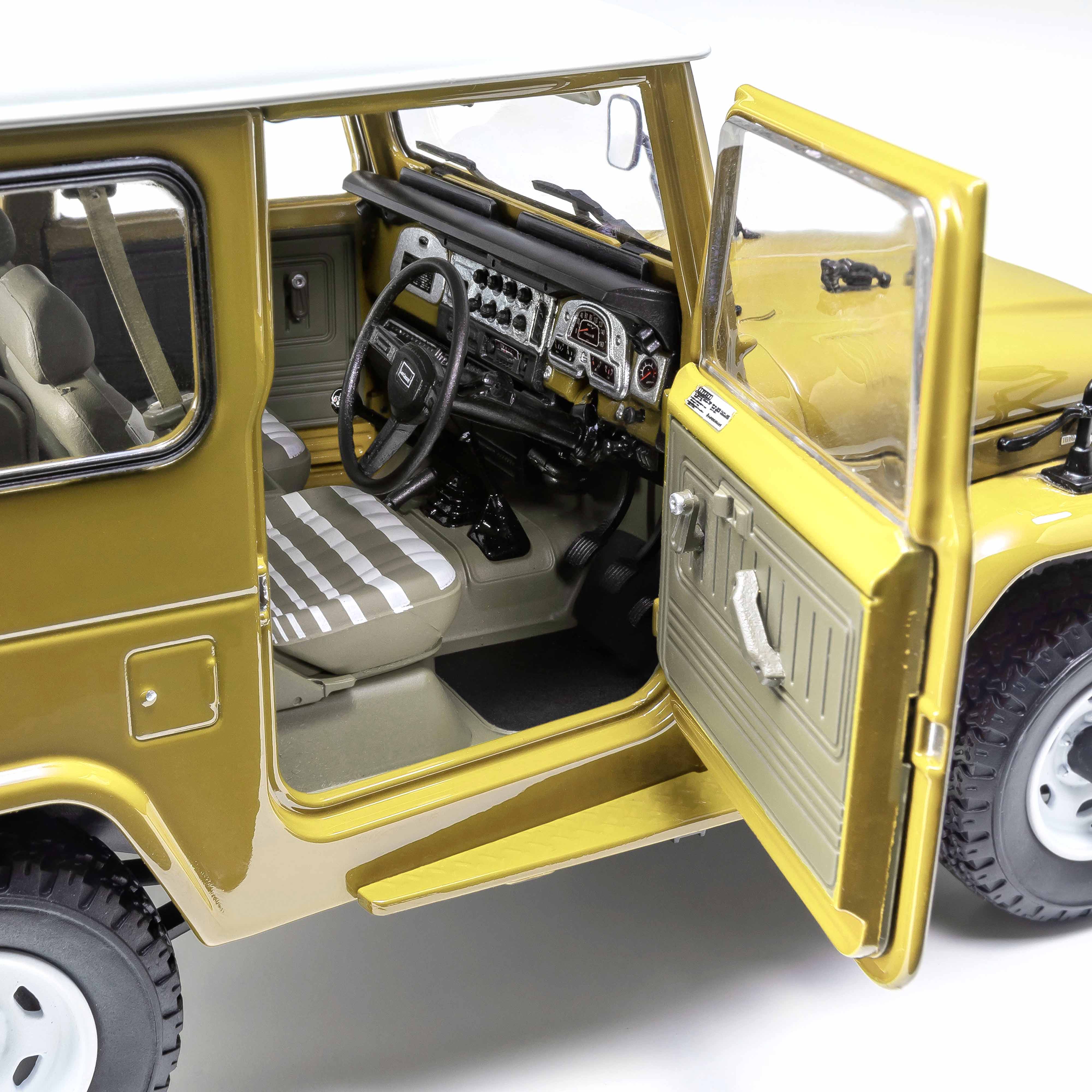 Toyota Land Cruiser 40 Van Jaune 1/18