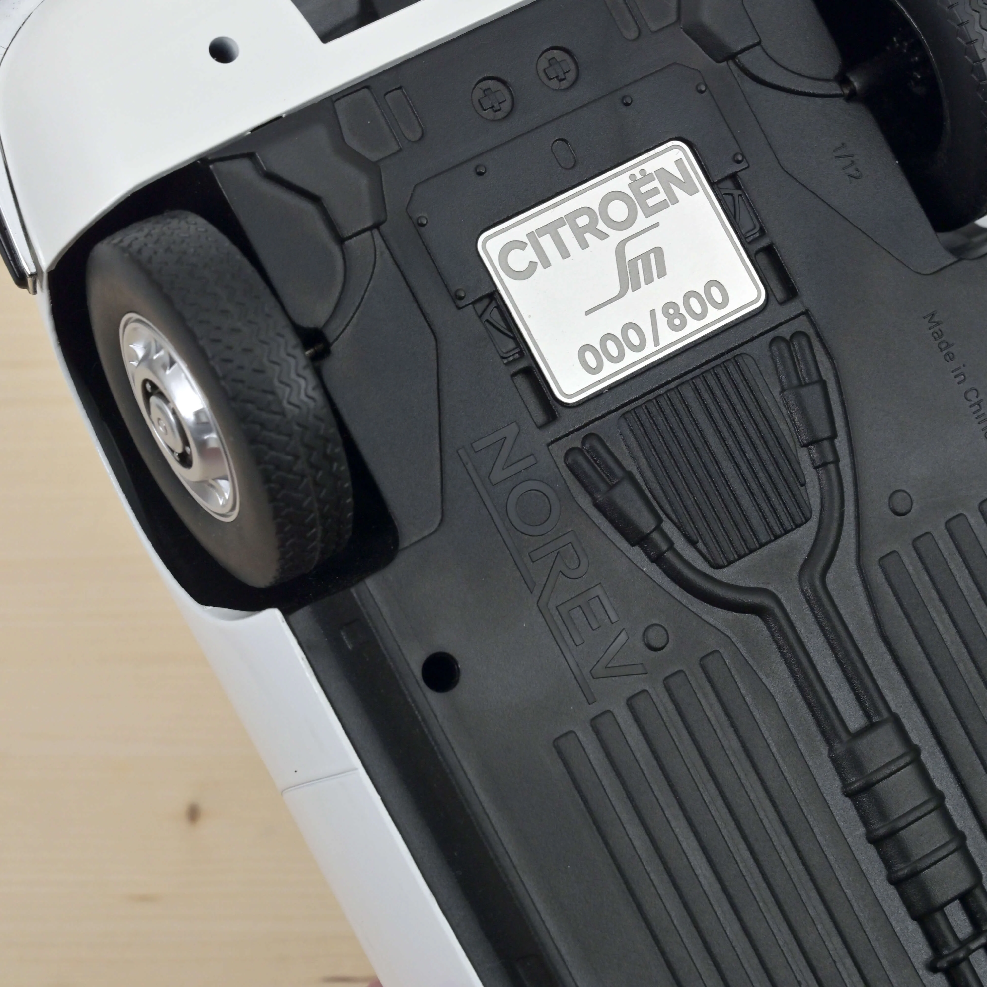 Citroën SM 1970 Blanc - Version de présentation de Genève 1/12