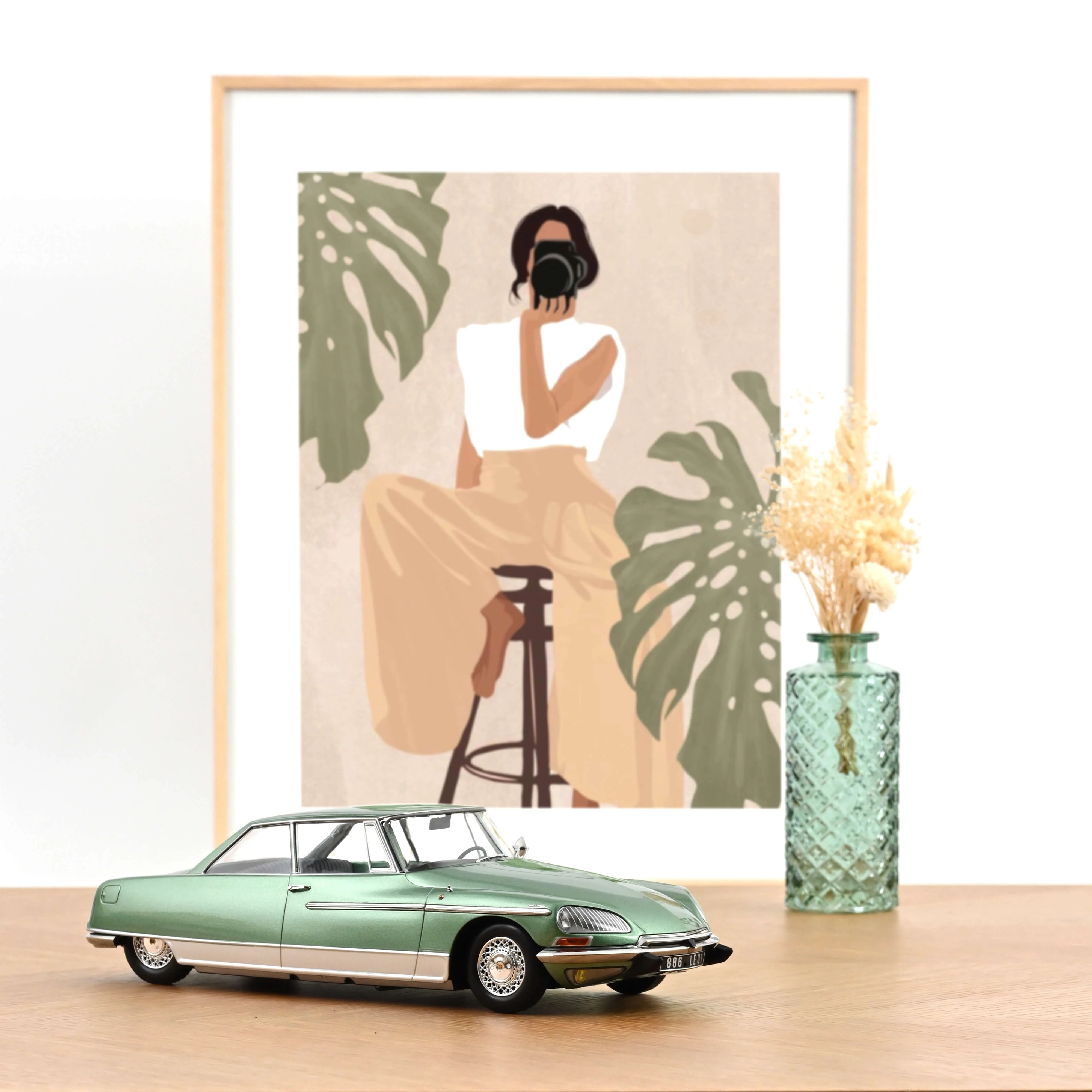 Citroën DS 21 Le Léman 1968 Vert métallisé 1/18 - 200pcs