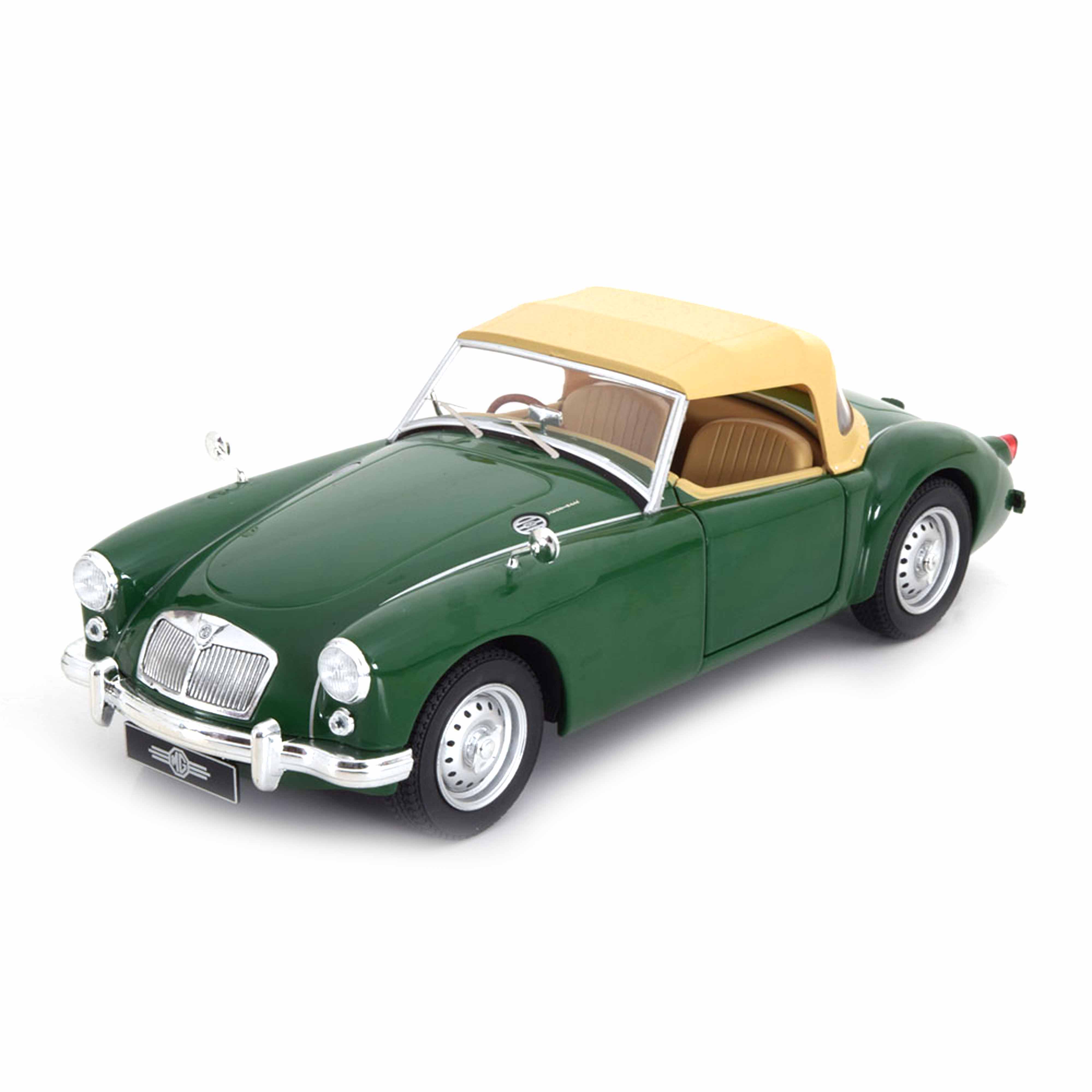MG A MK1 avec Softtop 1959 Vert/Crème 1/18