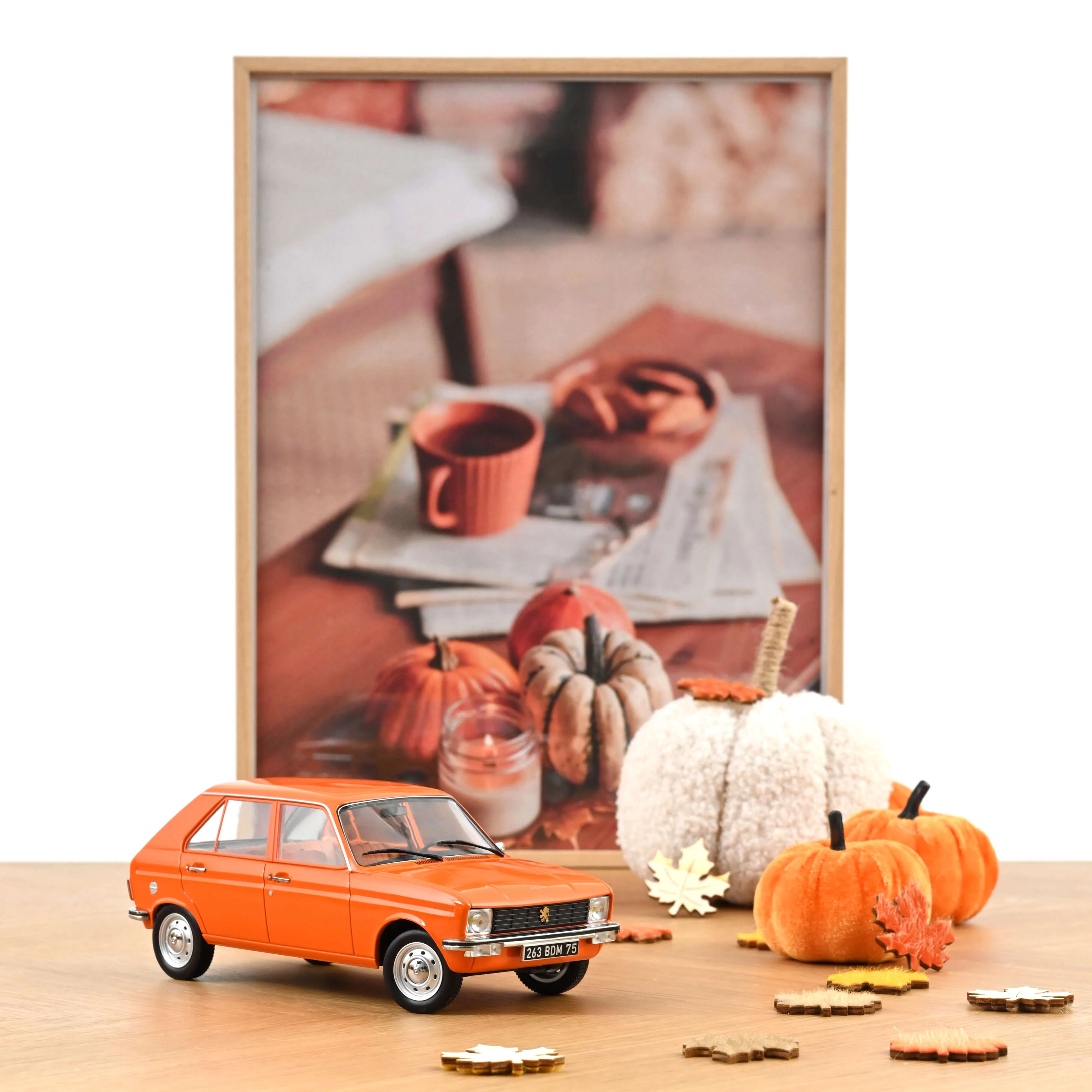 Peugeot 104 GL 1977 Orange 1/18 - 300pcs