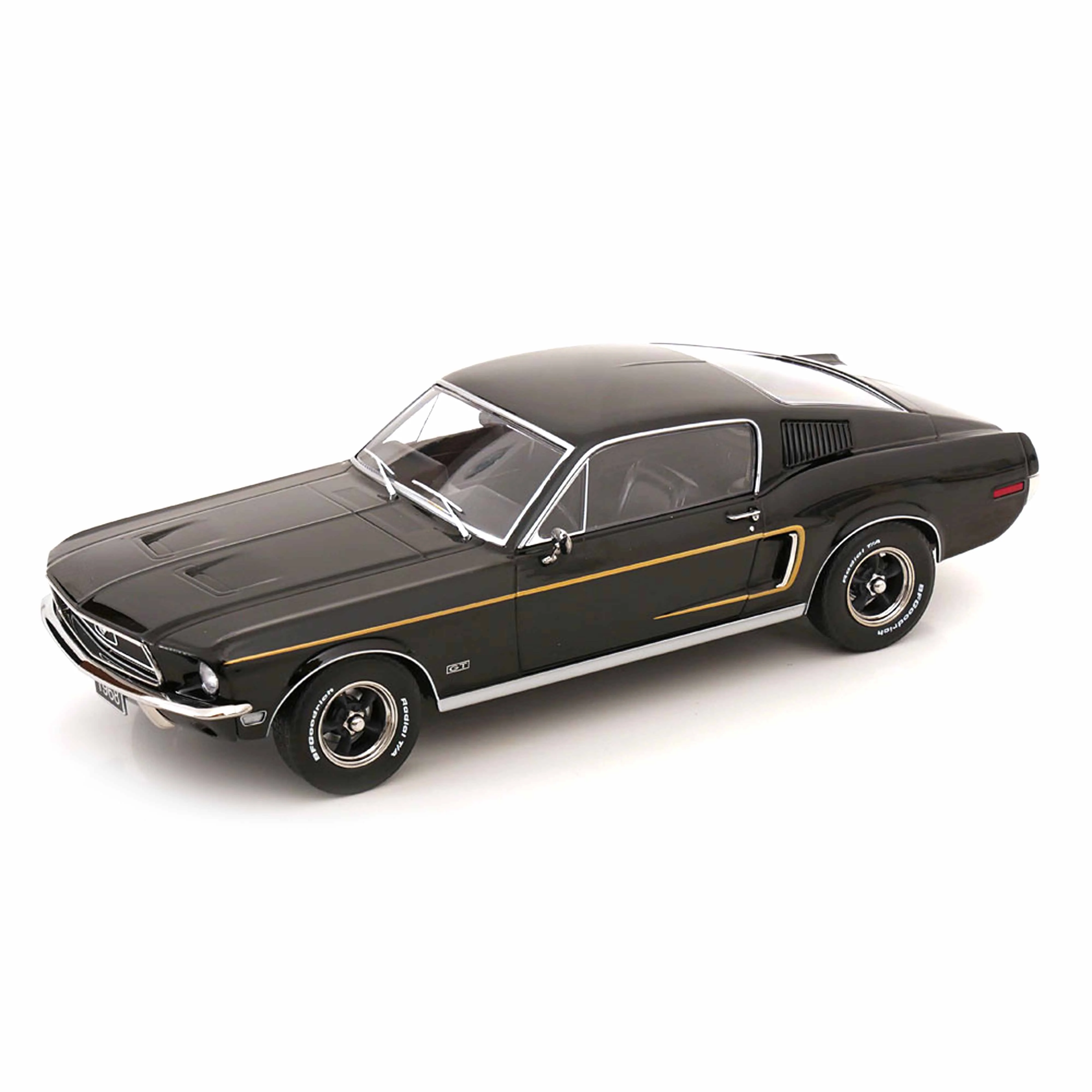 Ford Mustang Fastback 1968 Noir 1/18
