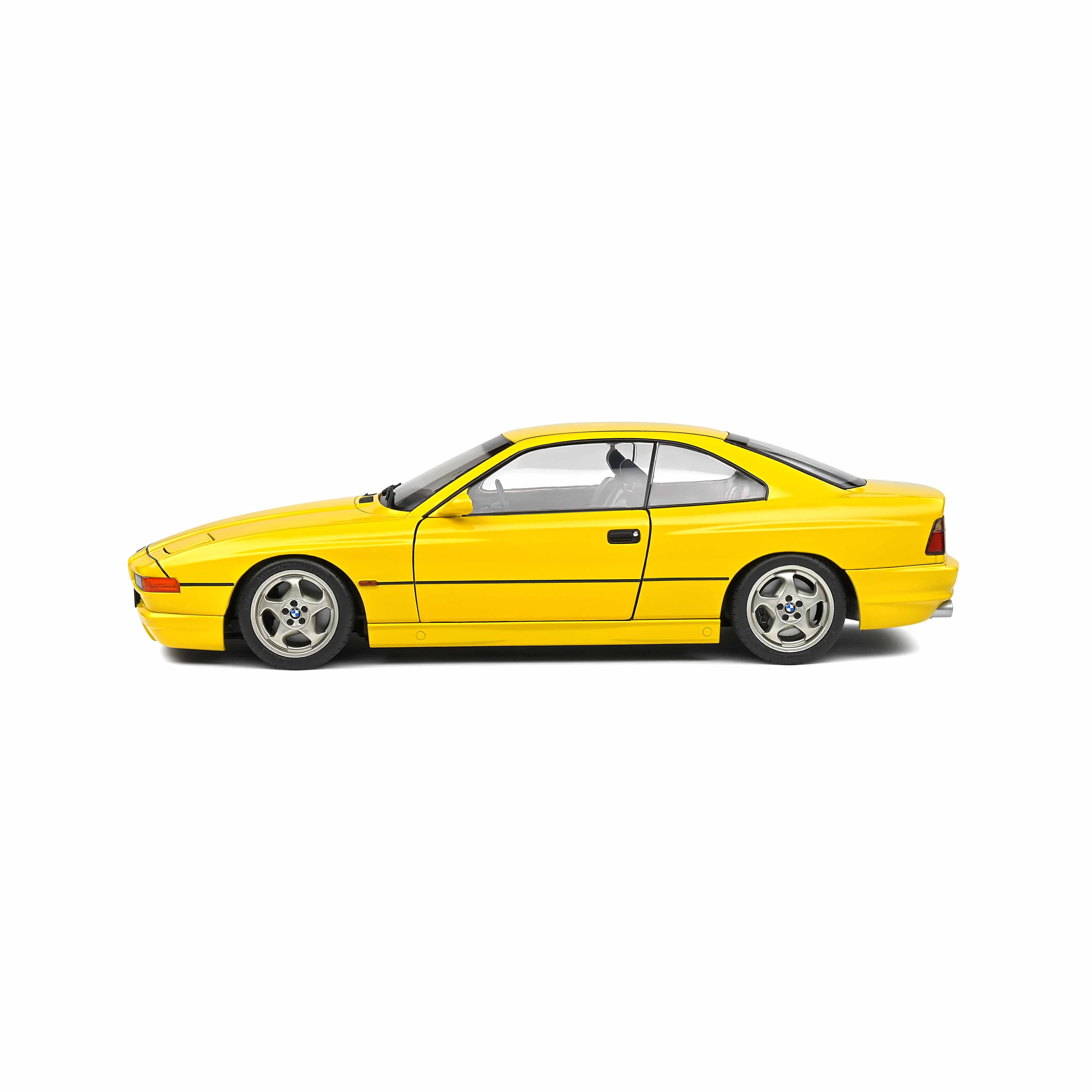 BMW 850 (E31) CSI Jaune Dakar 1990 1/18