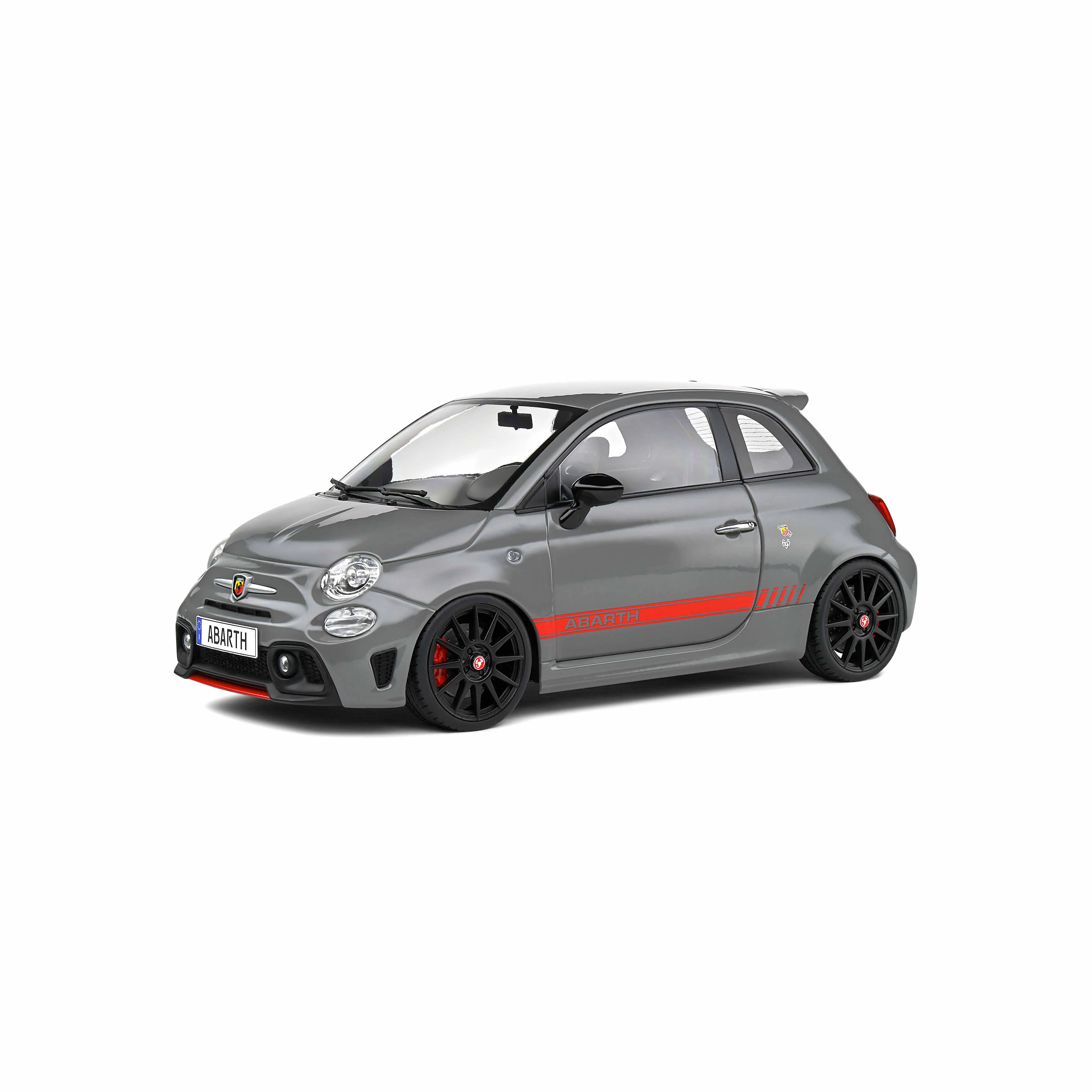 Fiat 695 Abarth XSR Edition Yamaha Record Gris 2022 1/18