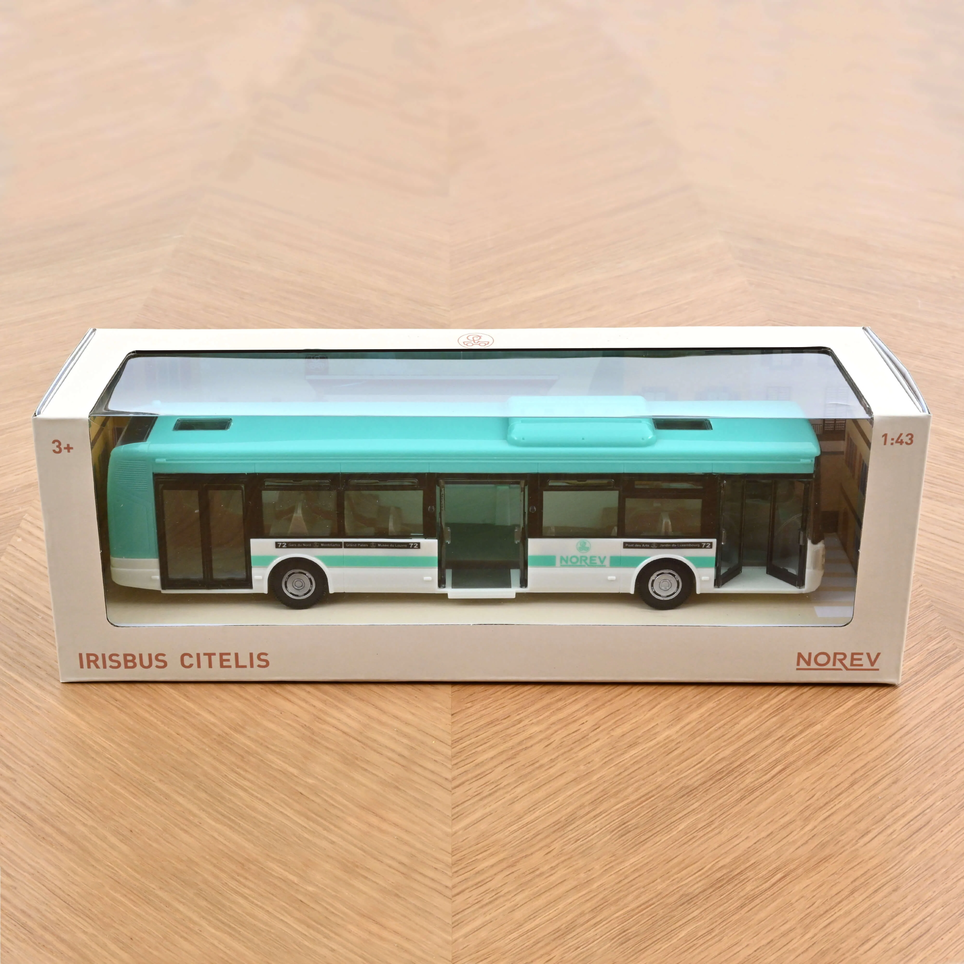 Bus Irisbus Bleu Plastigam 1/43