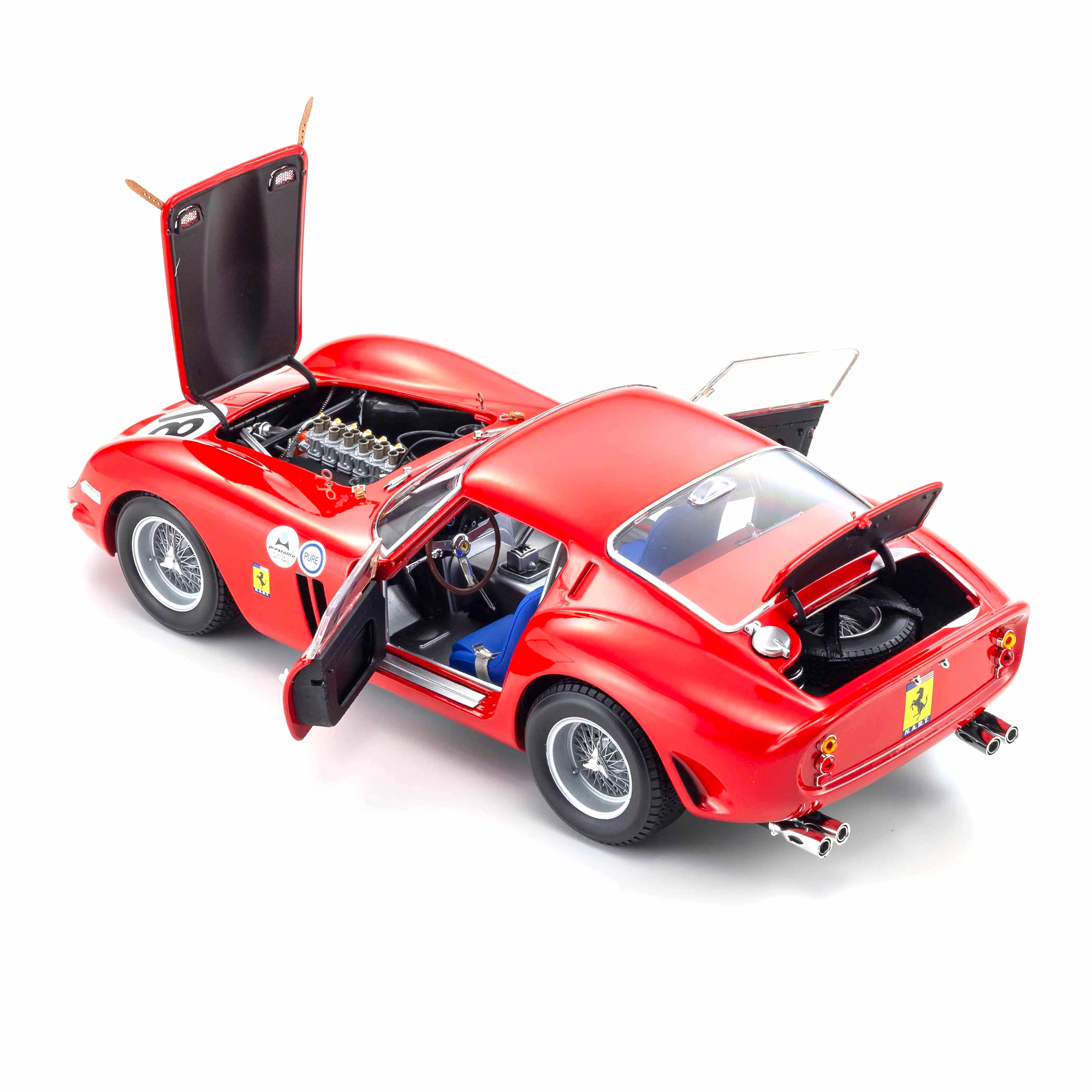 Ferrari 250 GTO 1963 Daytona 3h Rouge N°18 1/18