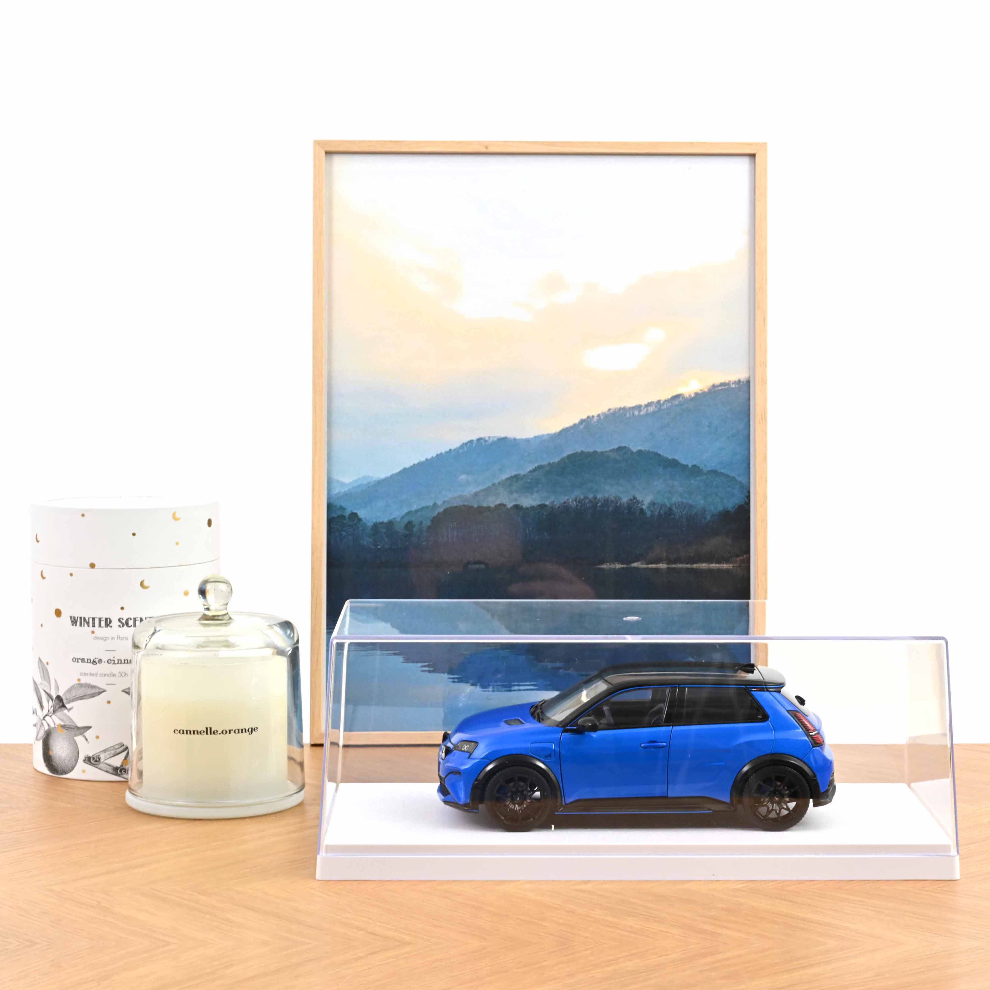 Boîte vitrine blanche 1/18