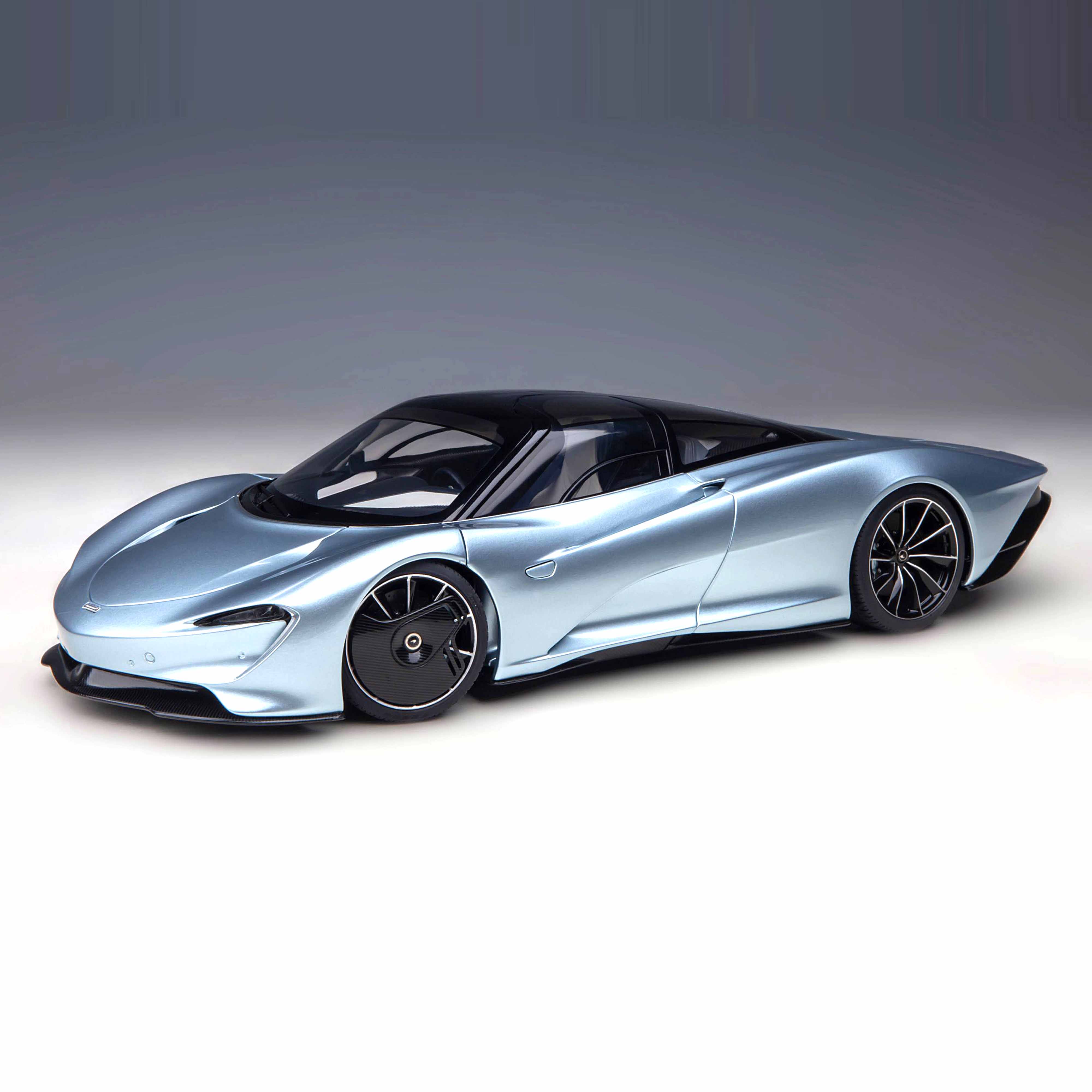 McLaren Speedtail 2020 Bleu Glacé 1/18