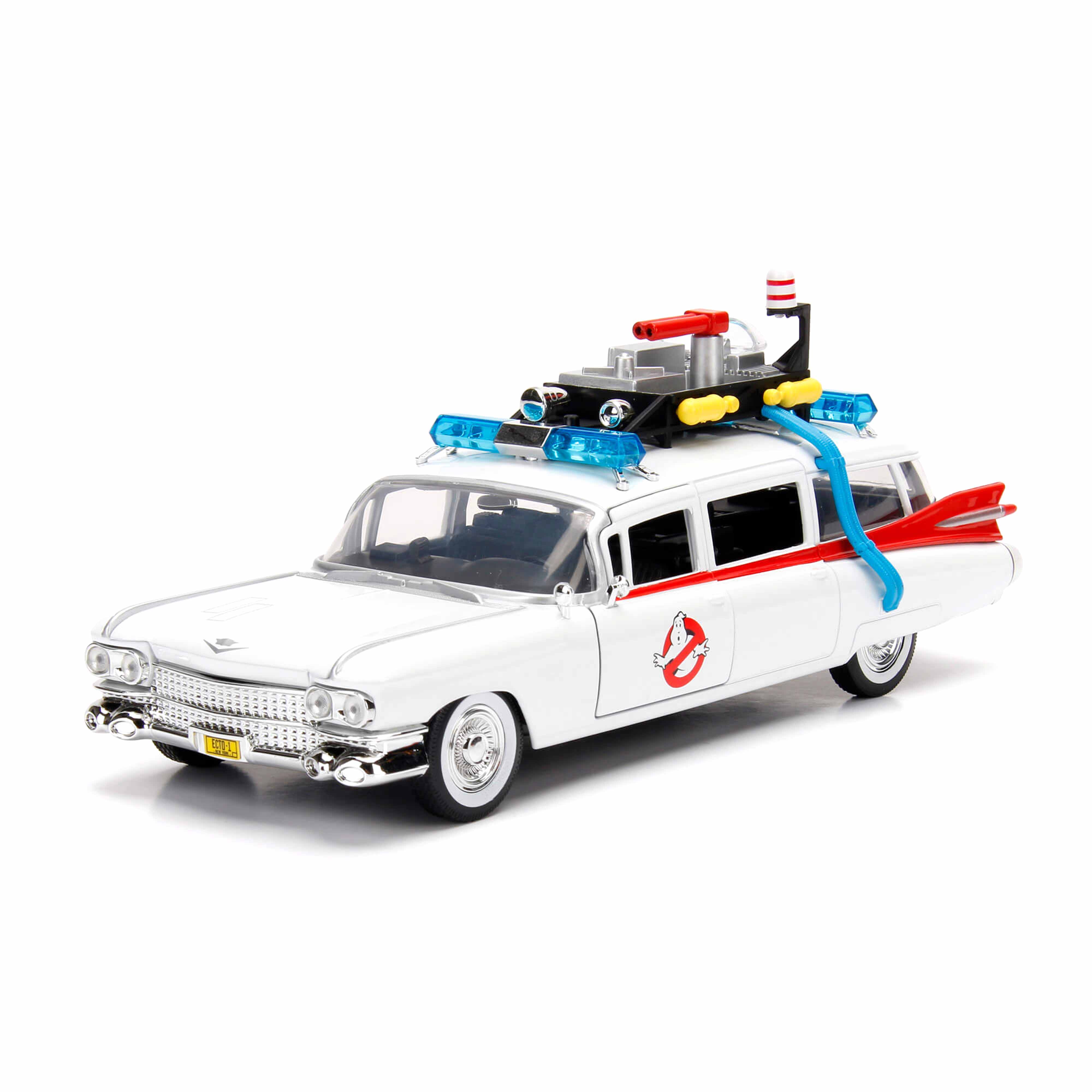 Cadillac « Ghostbusters » Ecto-1 Blanc Hollywood Rides 1959 1/24
