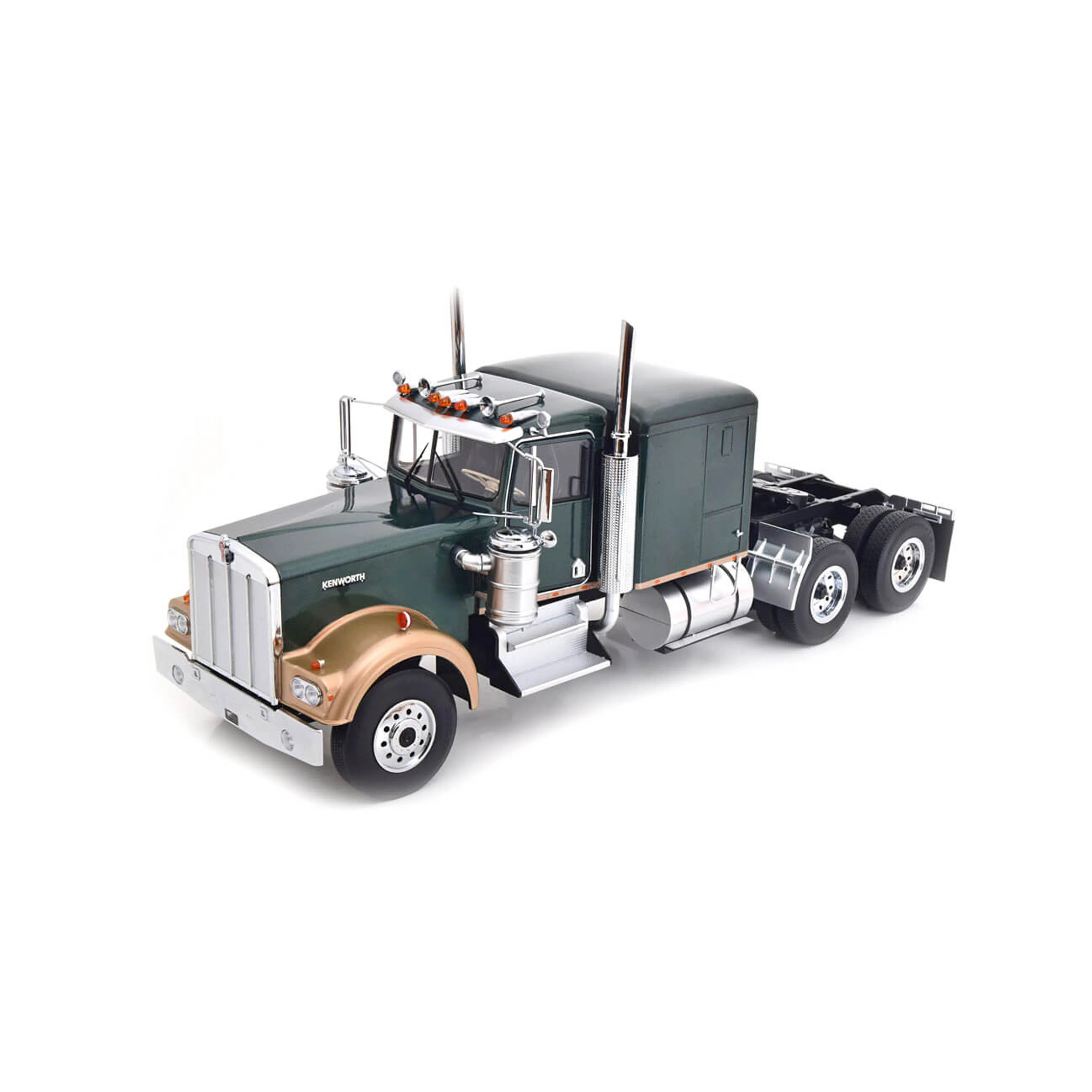 Kenworth W900 Métallisé Vert foncé/Or 1989 1/18