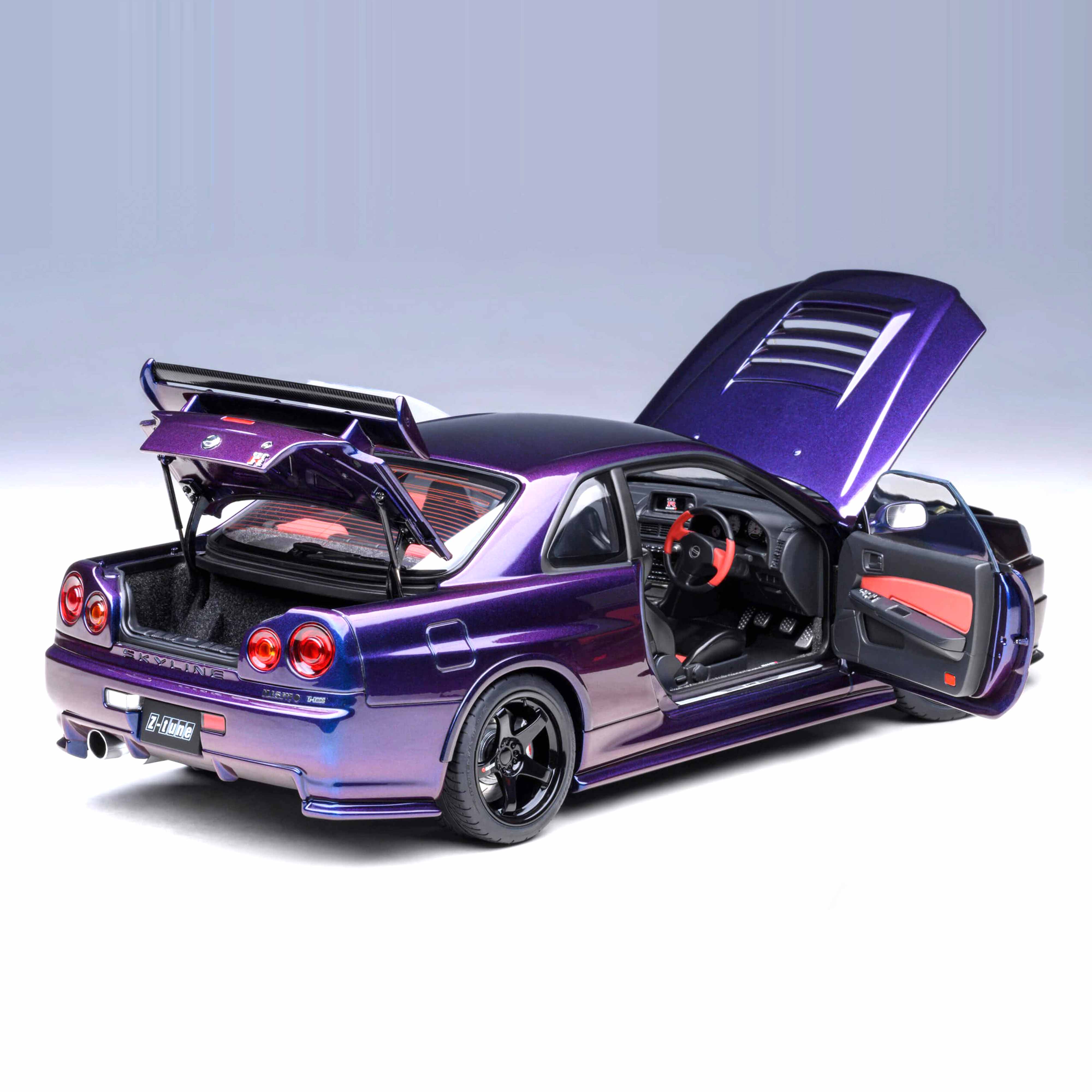 Nissan Skyline GT-R (R34) Z-Tune Violet de Minuit 1/18