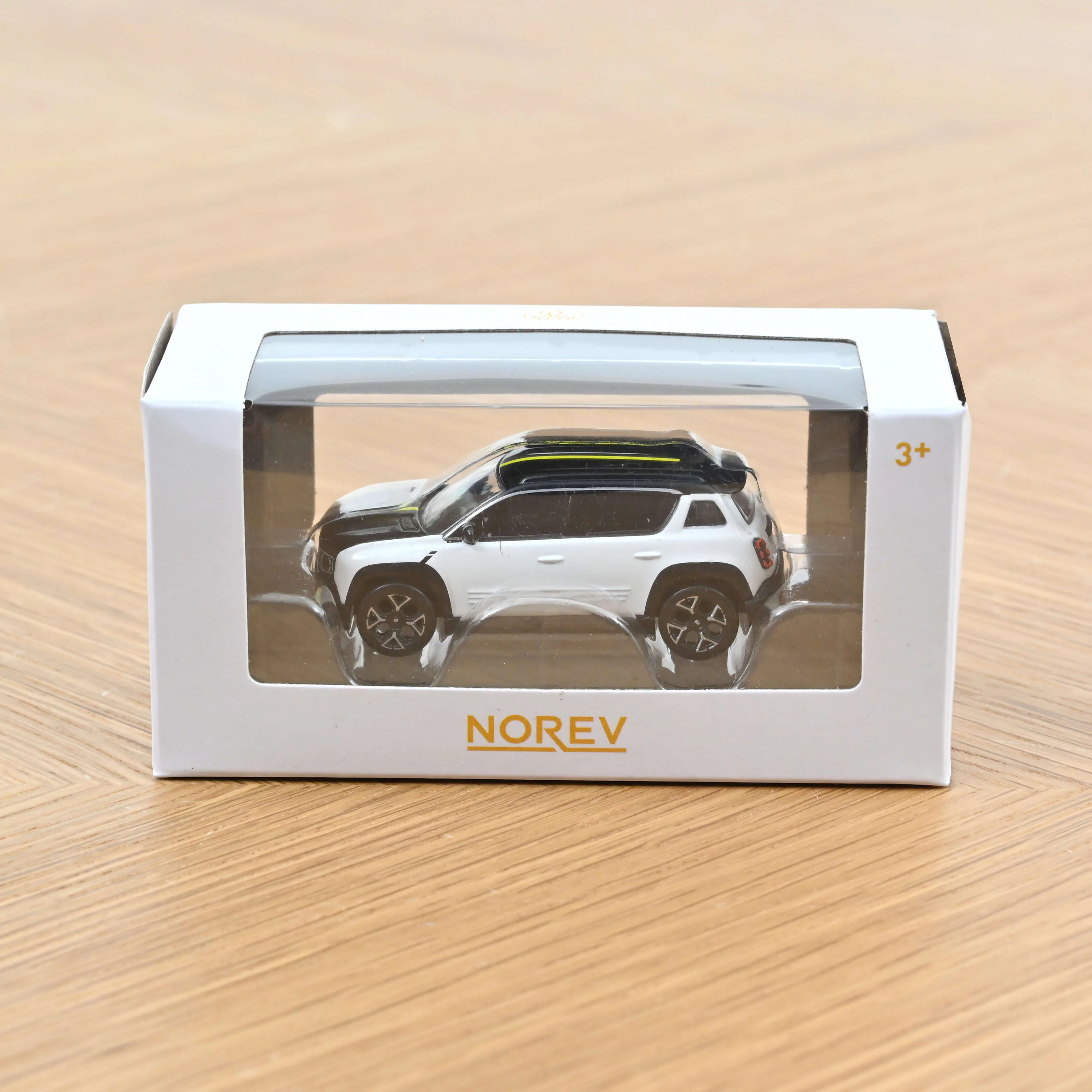 Renault 4 E-Tech Electrique 2025 Blanc Glacier et Noir 1/64