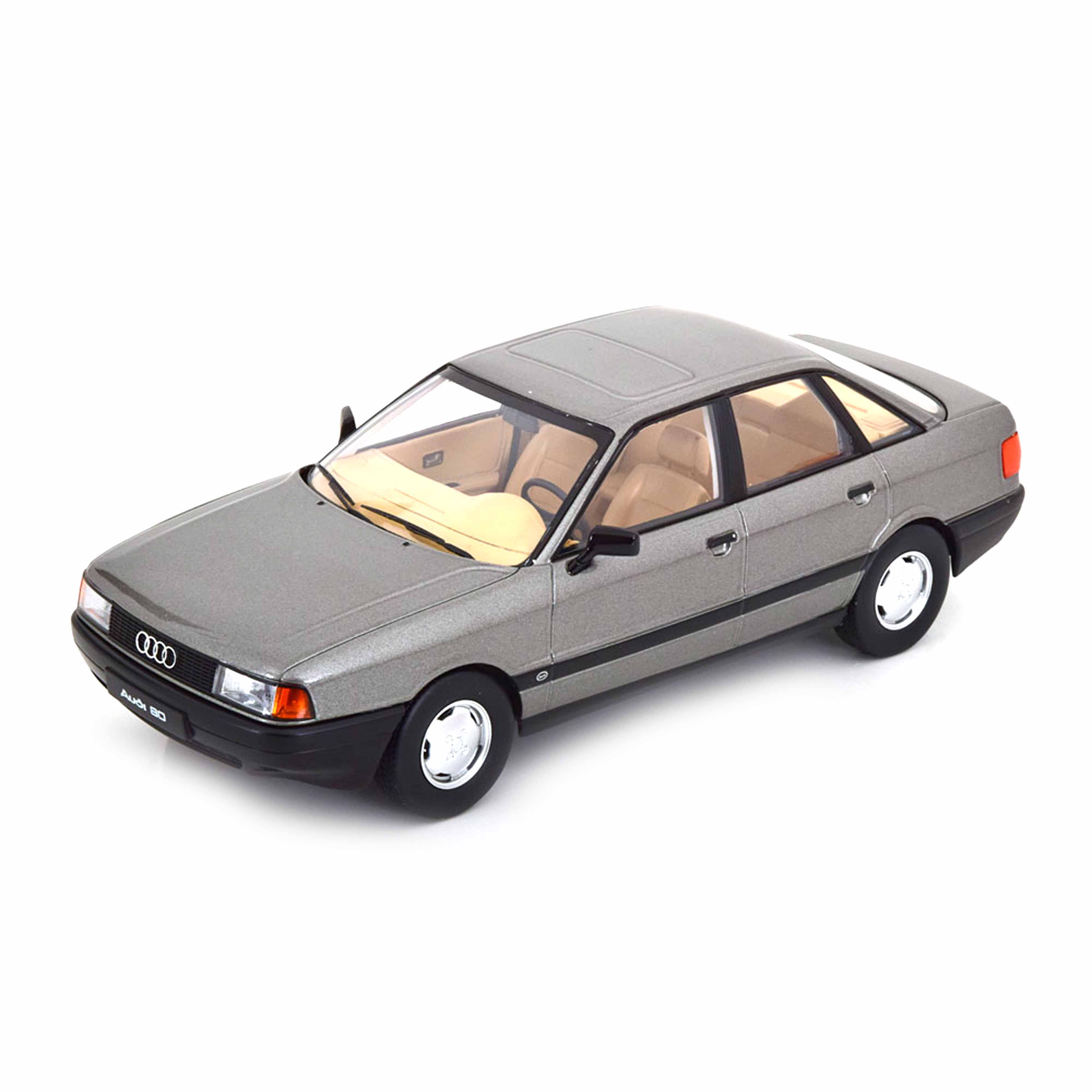 Audi 80 B3 1989 gris métallisé 1/18