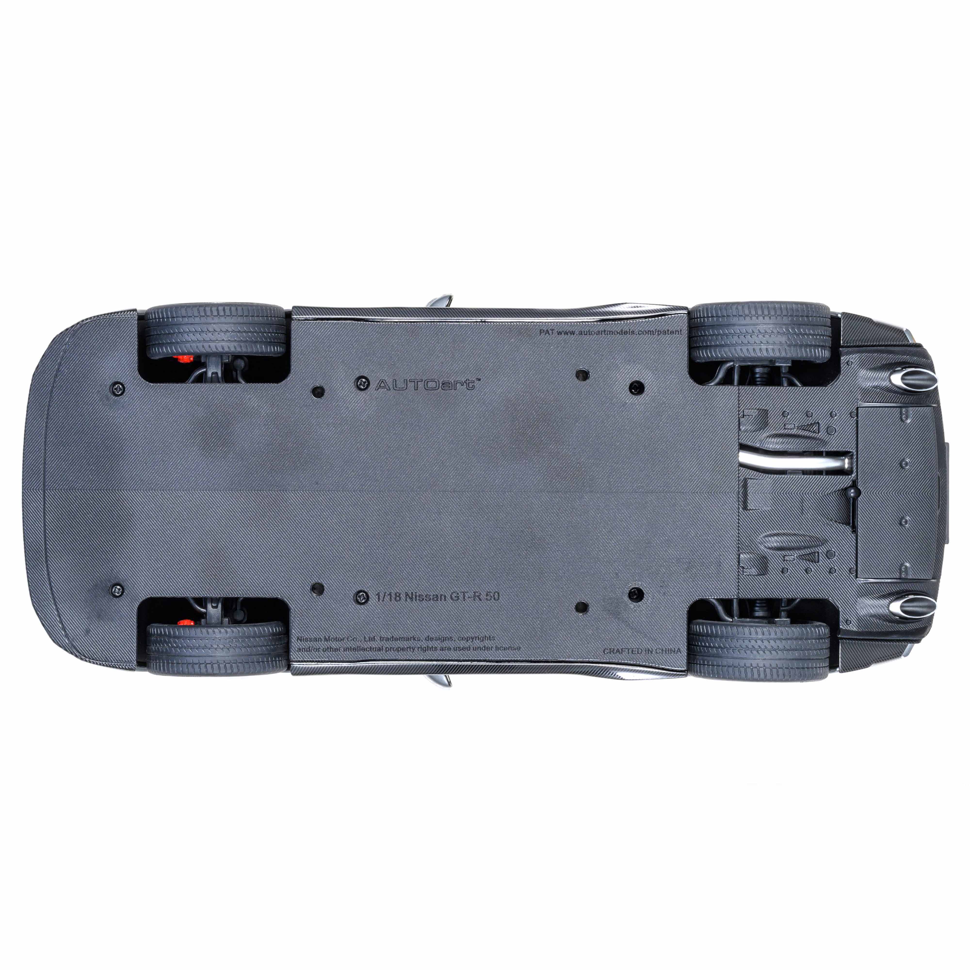 Nissan GT-R50 d'Italdesign Liquid Kinetic Argent/Sigma Or 1/18
