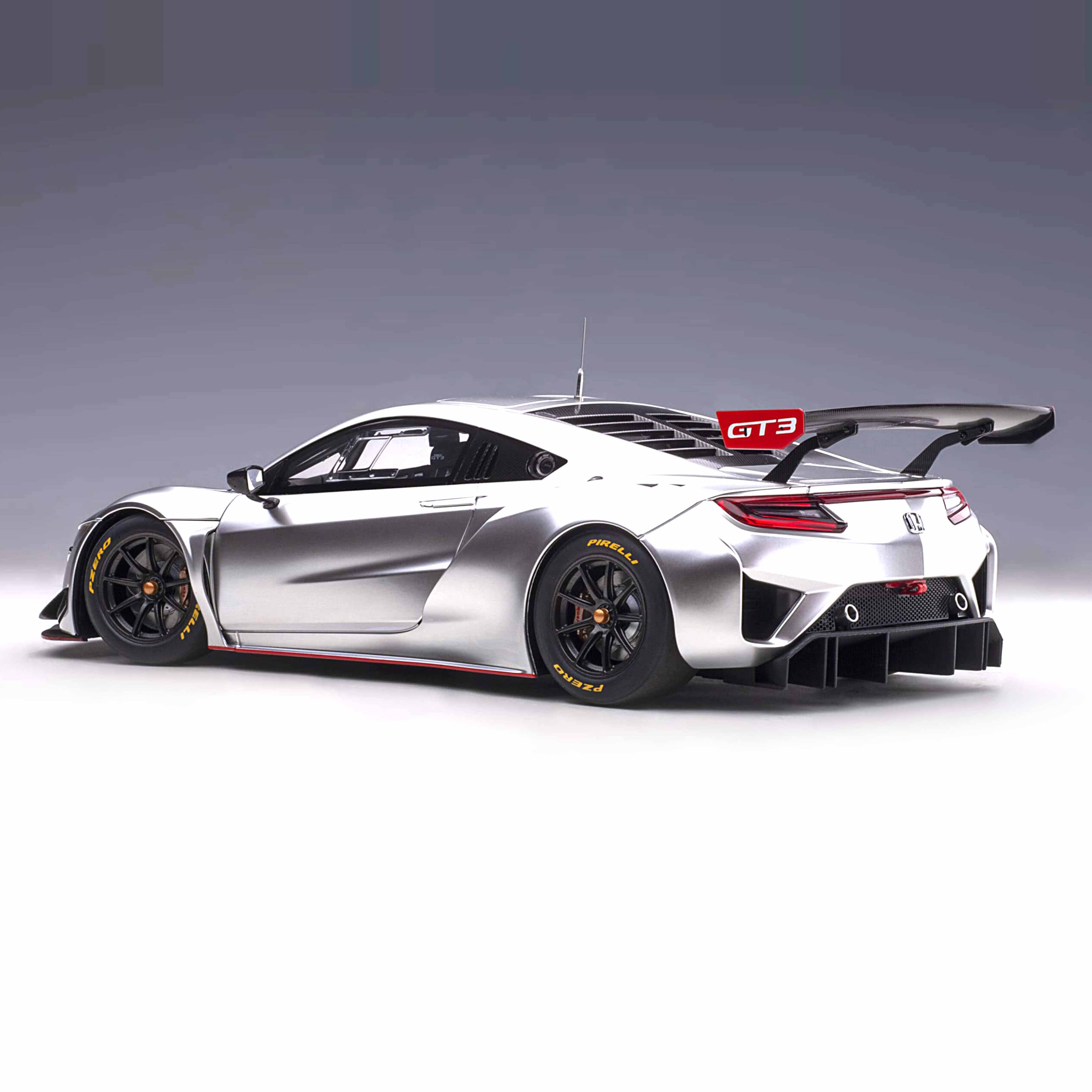 Honda NSX GT3 2018 Argent 1/18