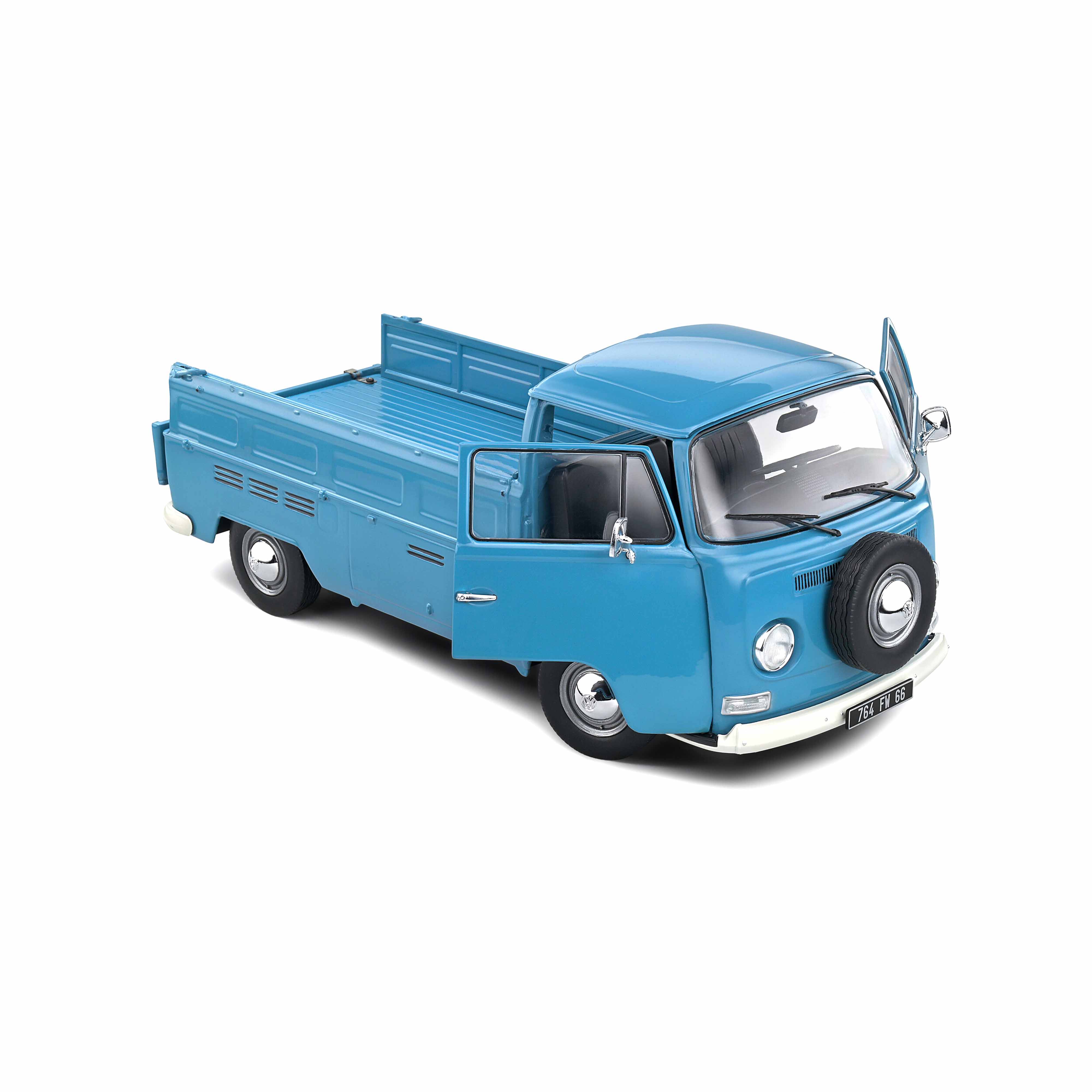 VW T2 Pick Up Bleu Pétrole 1968 1/18