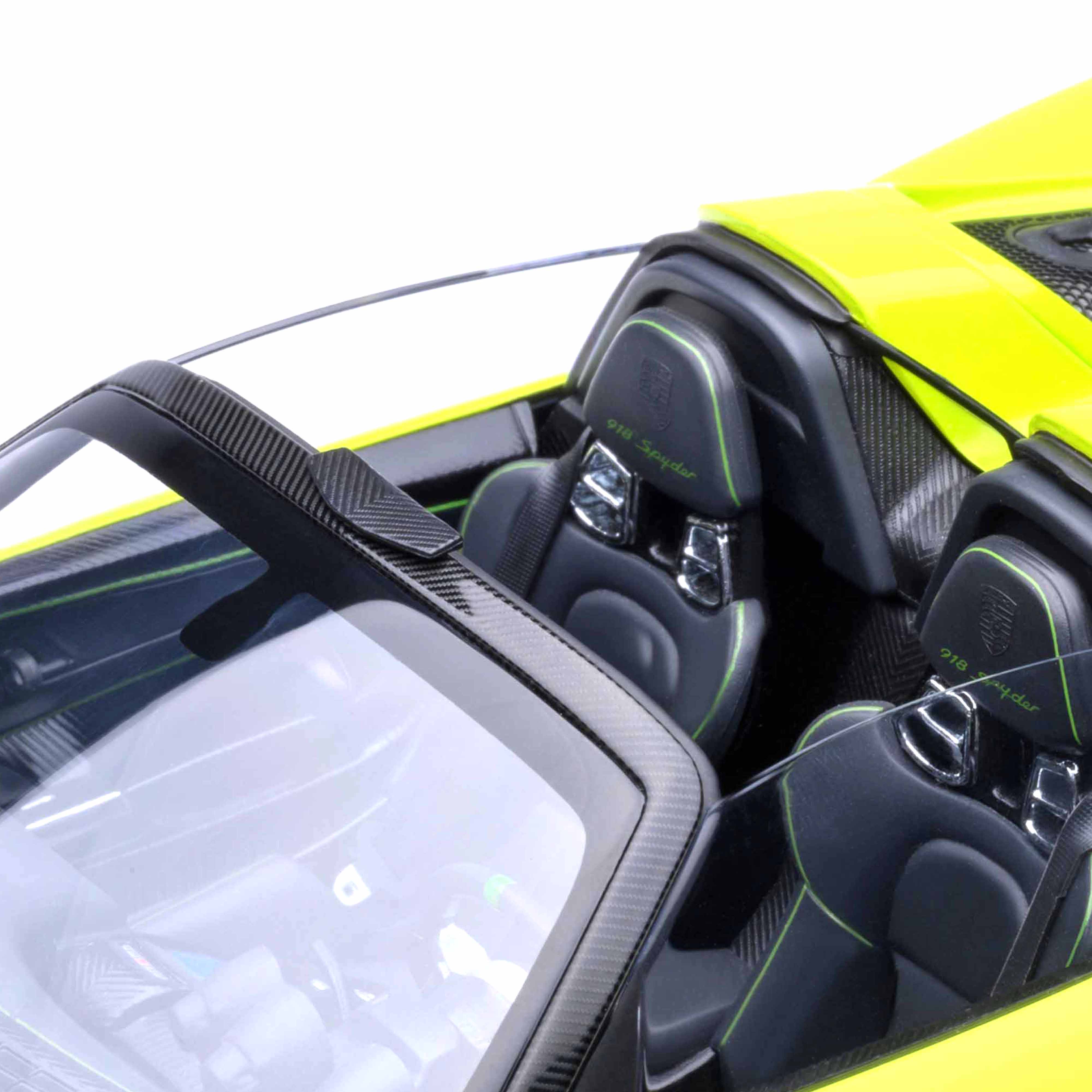 Porsche 918 Spyder Pack Weissach Vert Acide 1/18