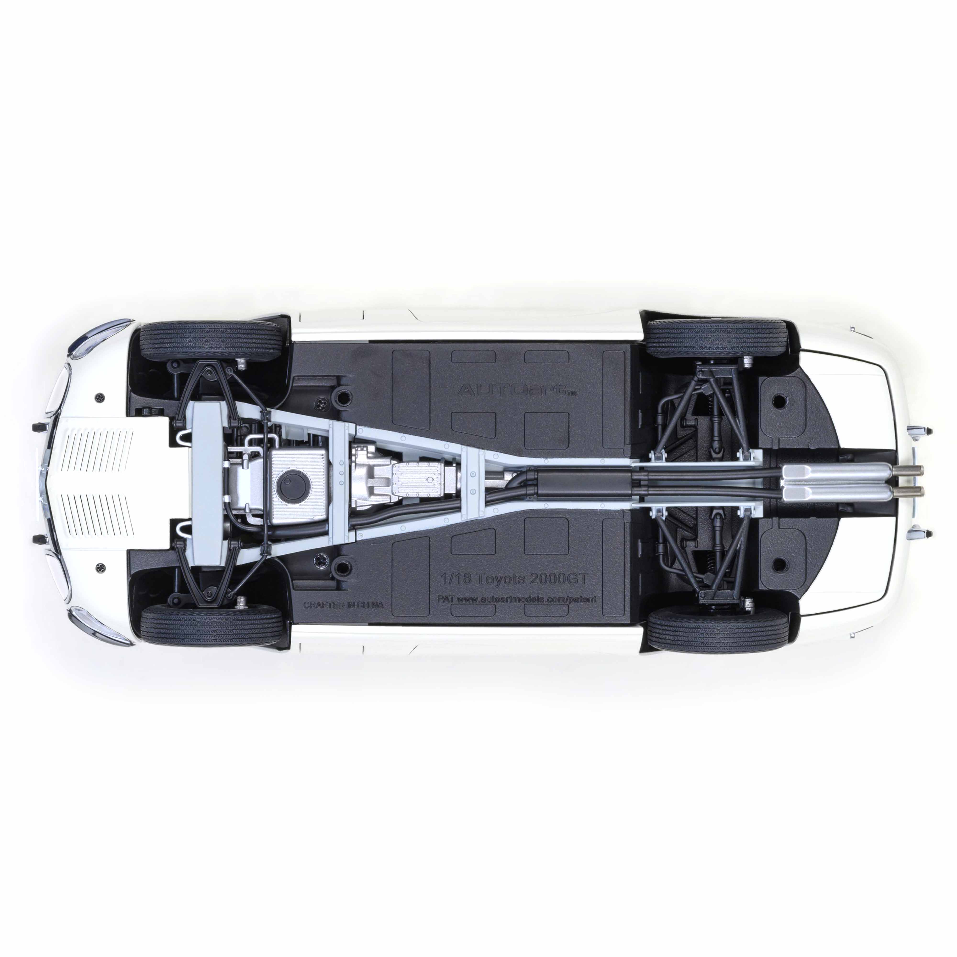 Toyota 2000GT 1967 Blanc 1/18