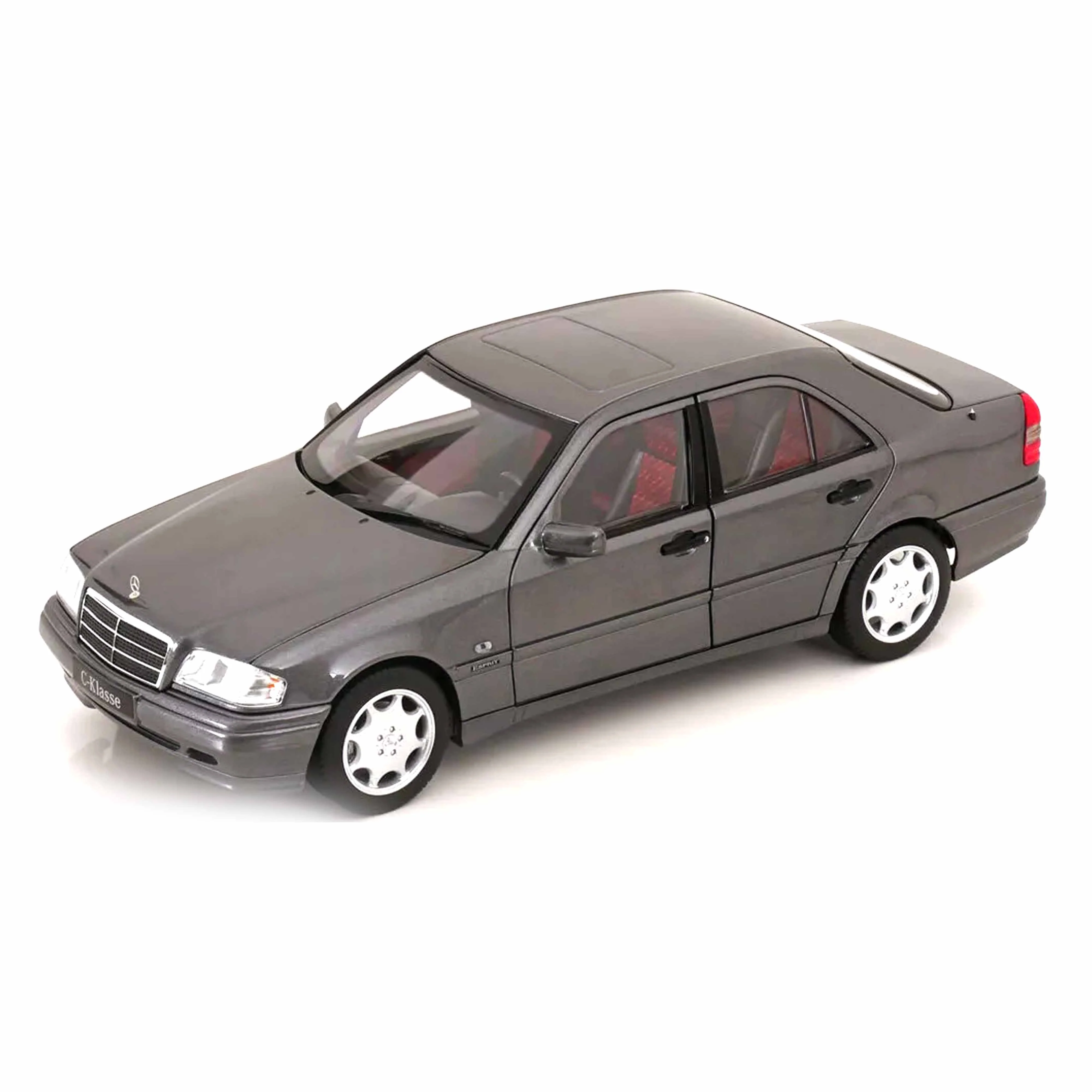 Mercedes-Benz Class C 1997 Gris Onyx métallisé 1/18
