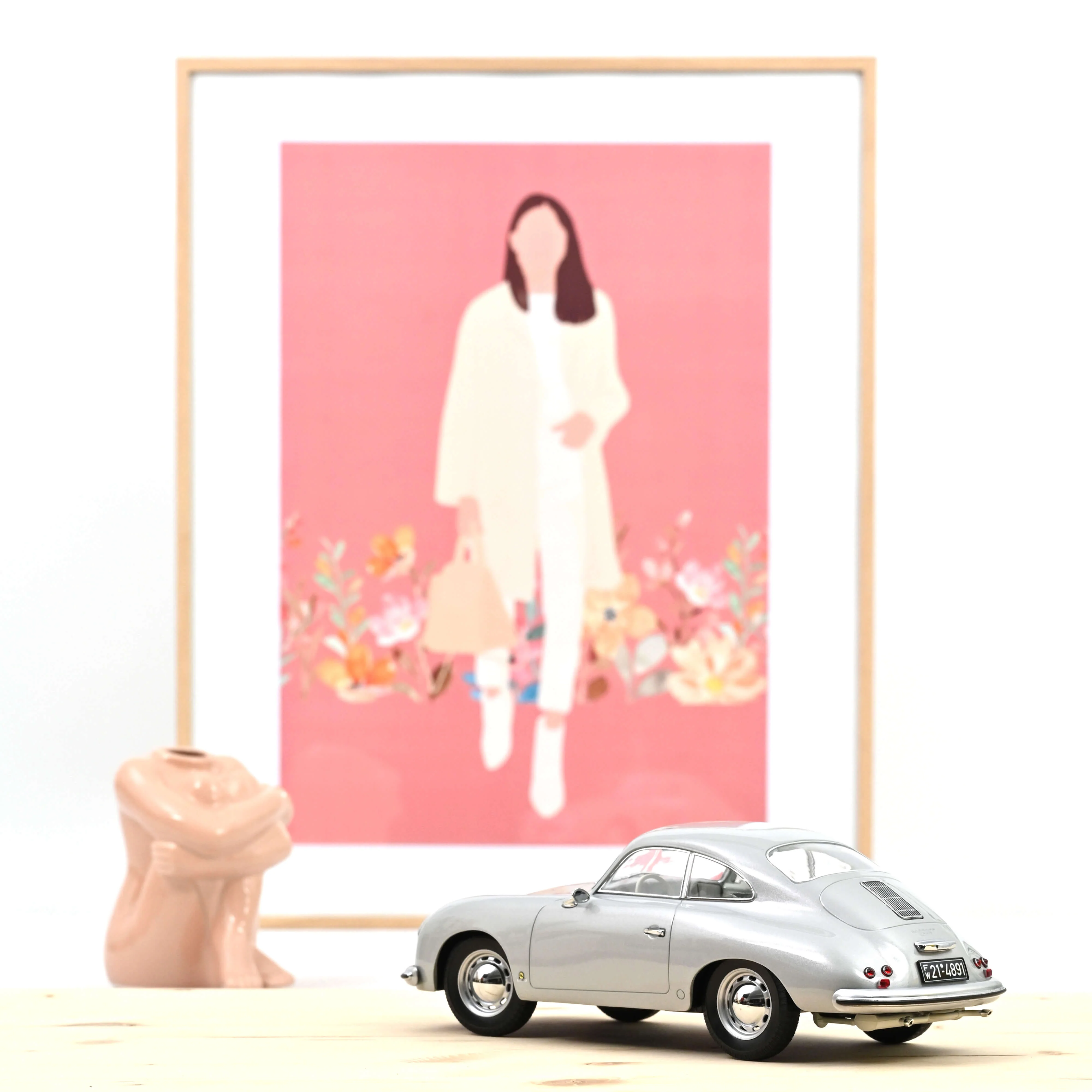 Porsche 356 Coupé 1952 Argent 1/18 - 400pcs