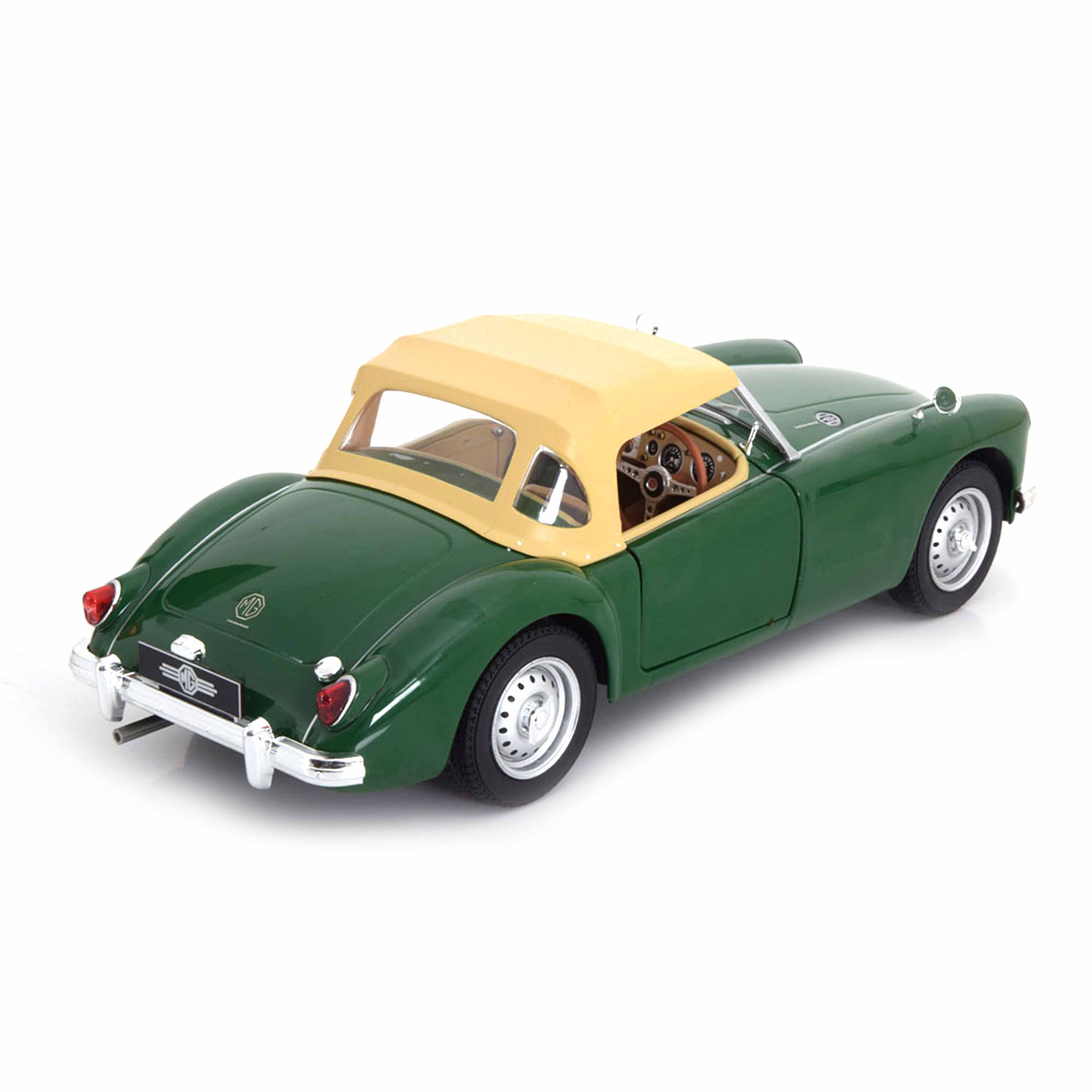 MG A MK1 avec Softtop 1959 Vert/Crème 1/18