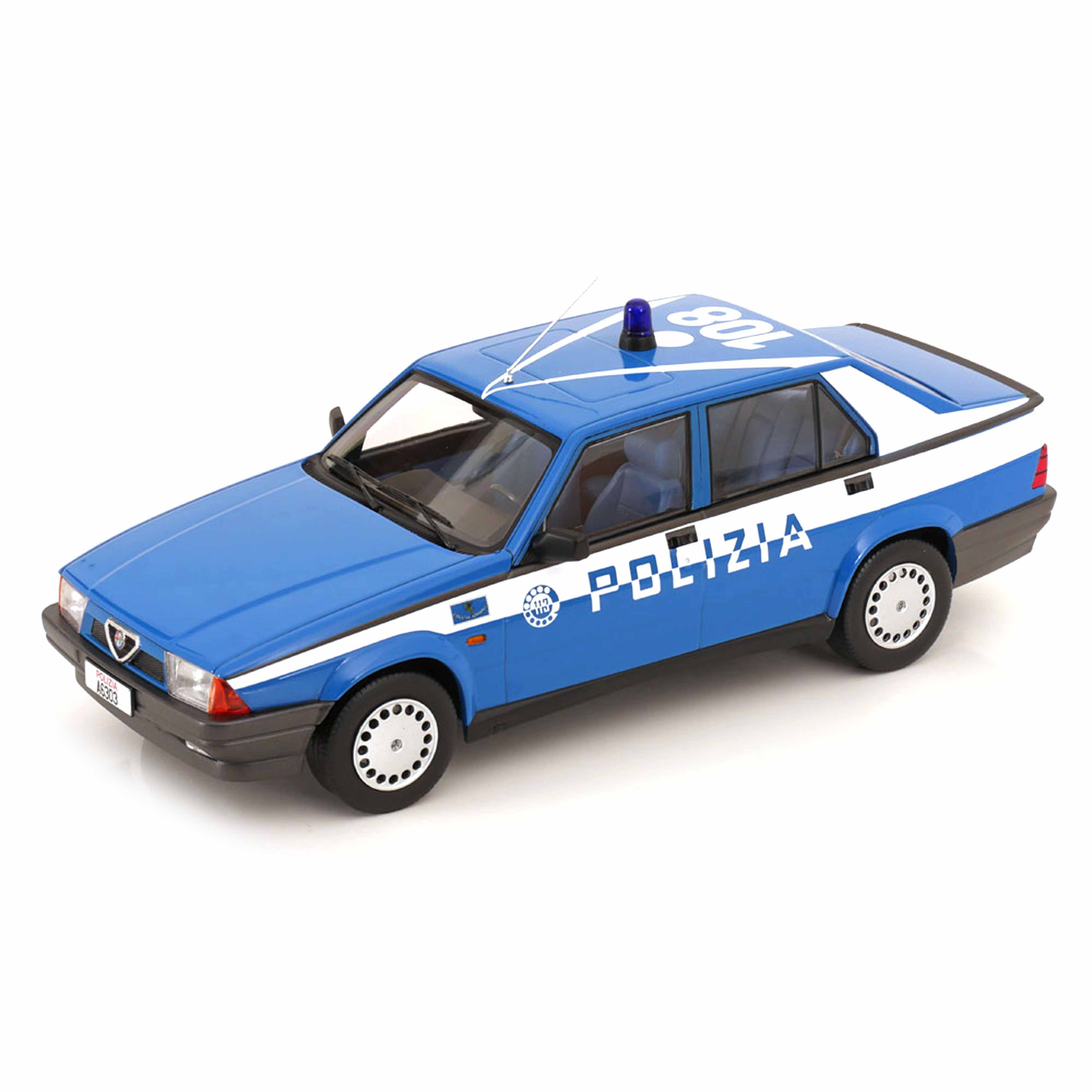 Alfa Romeo 75 1991 Police Italienne 1/18