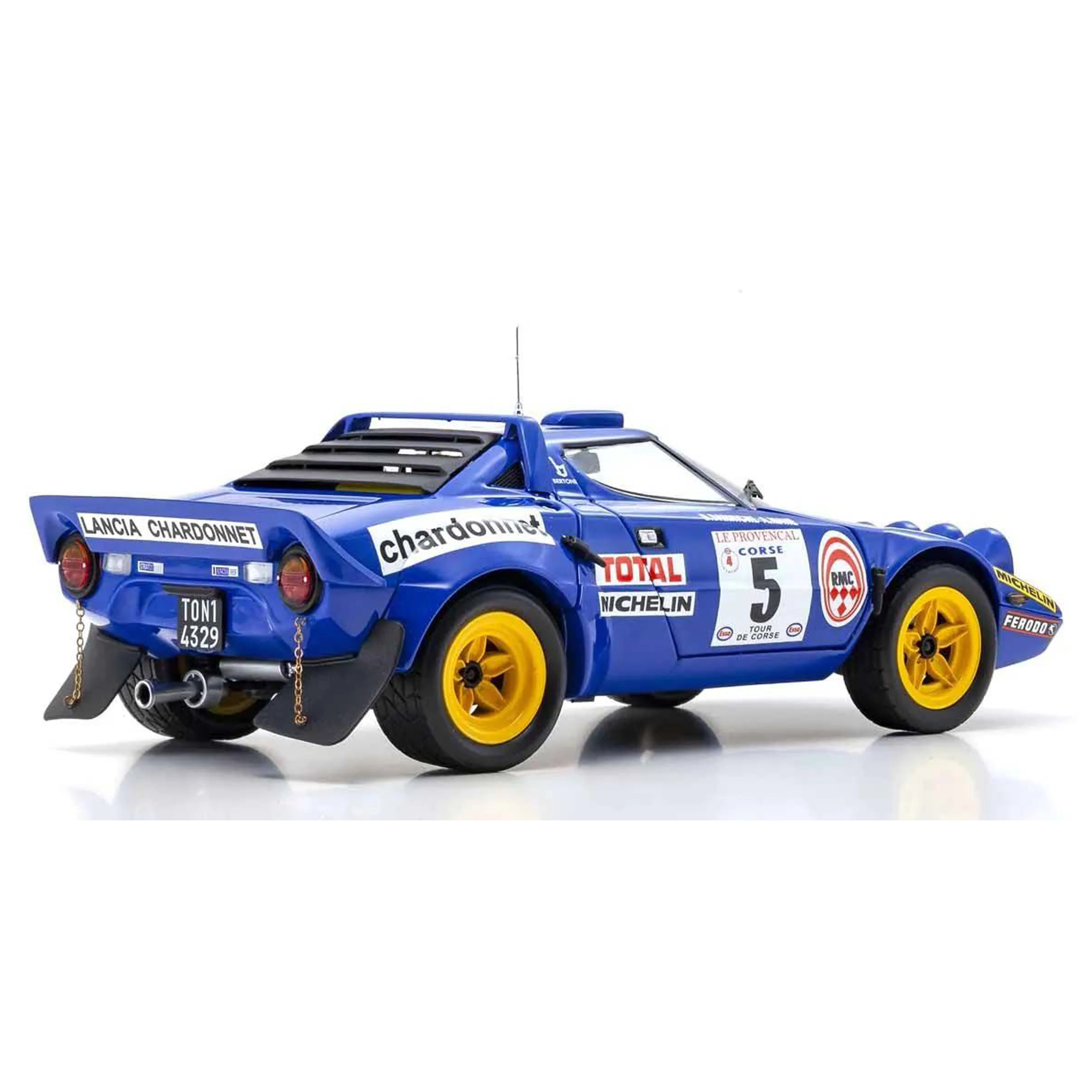 Lancia Stratos HF 1976 Tour de Corse Bleu (N°5) 1/18