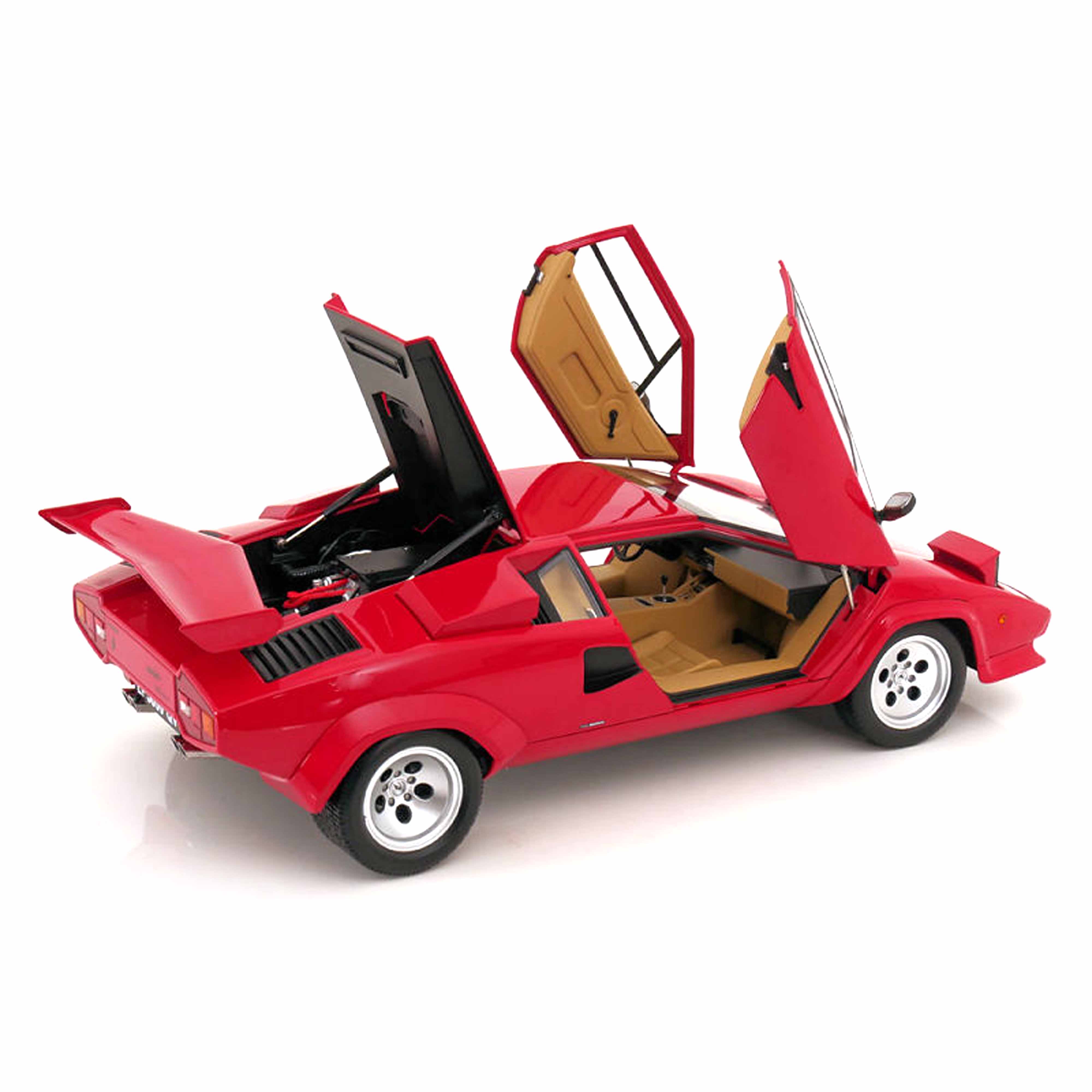 Lamborghini Countach LP 5000S QV 1985 Rouge 1/12