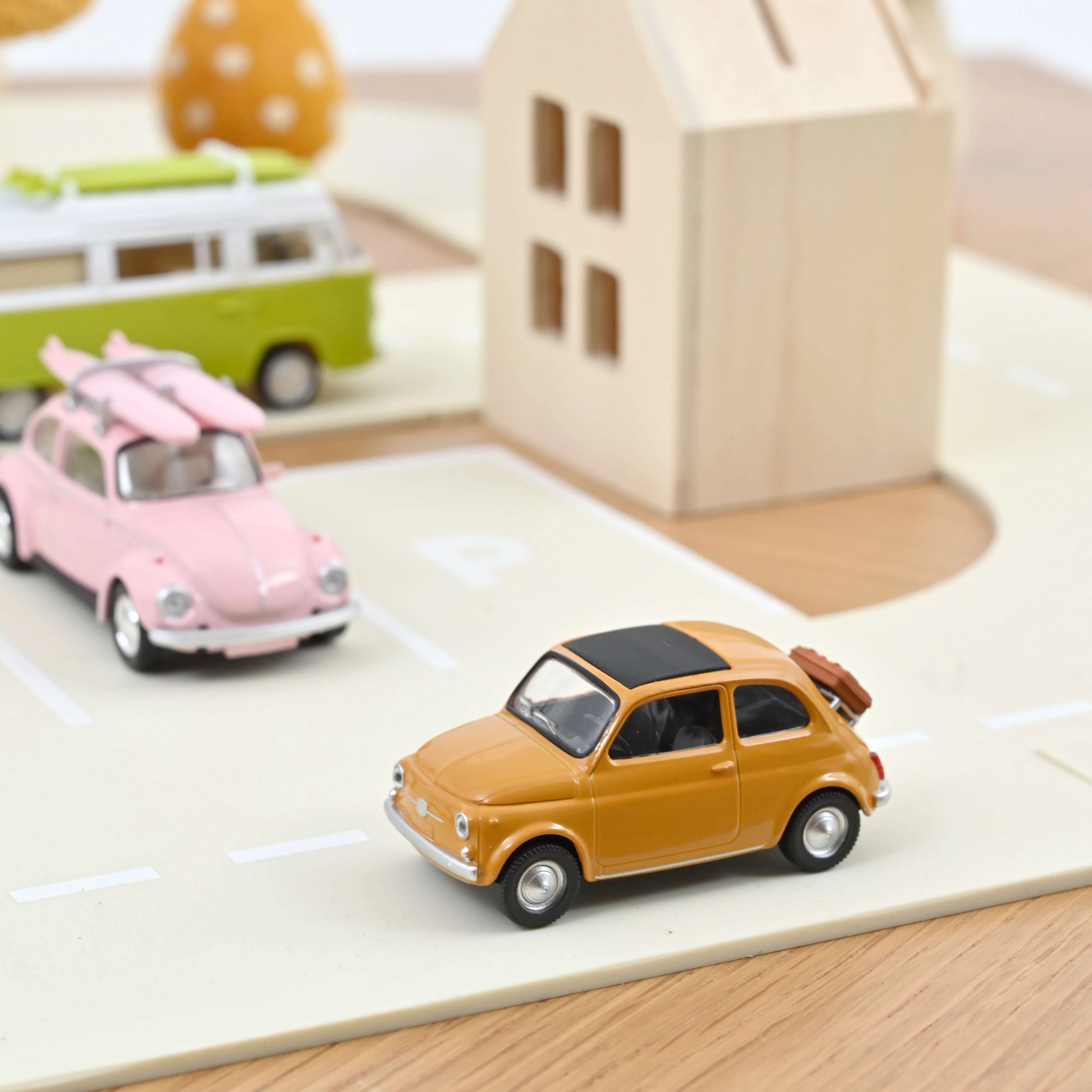 Fiat 500 F 1965 Jaune Positano Jet-car 1/43