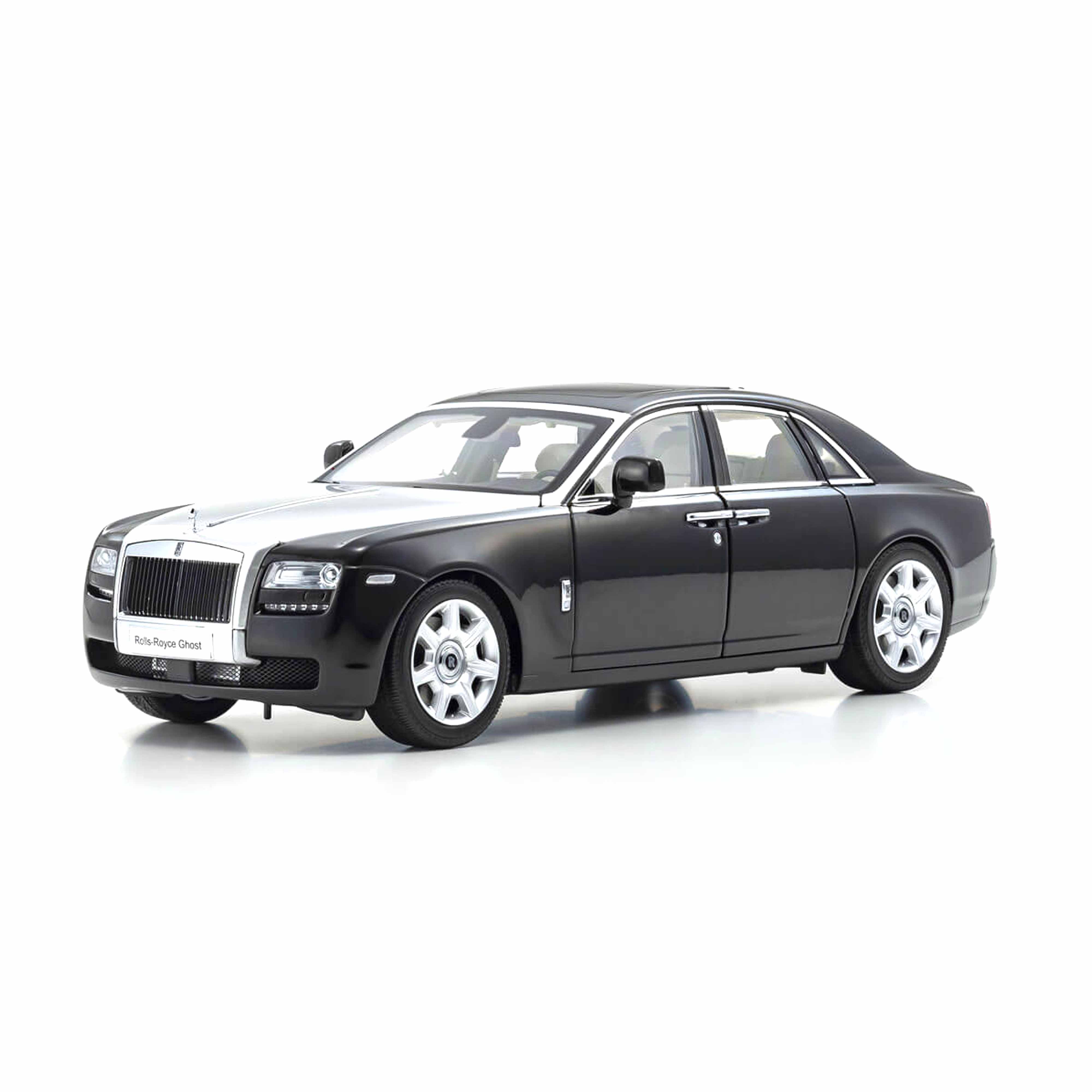 Rolls-Royce Ghost Noir/Argent 1/18