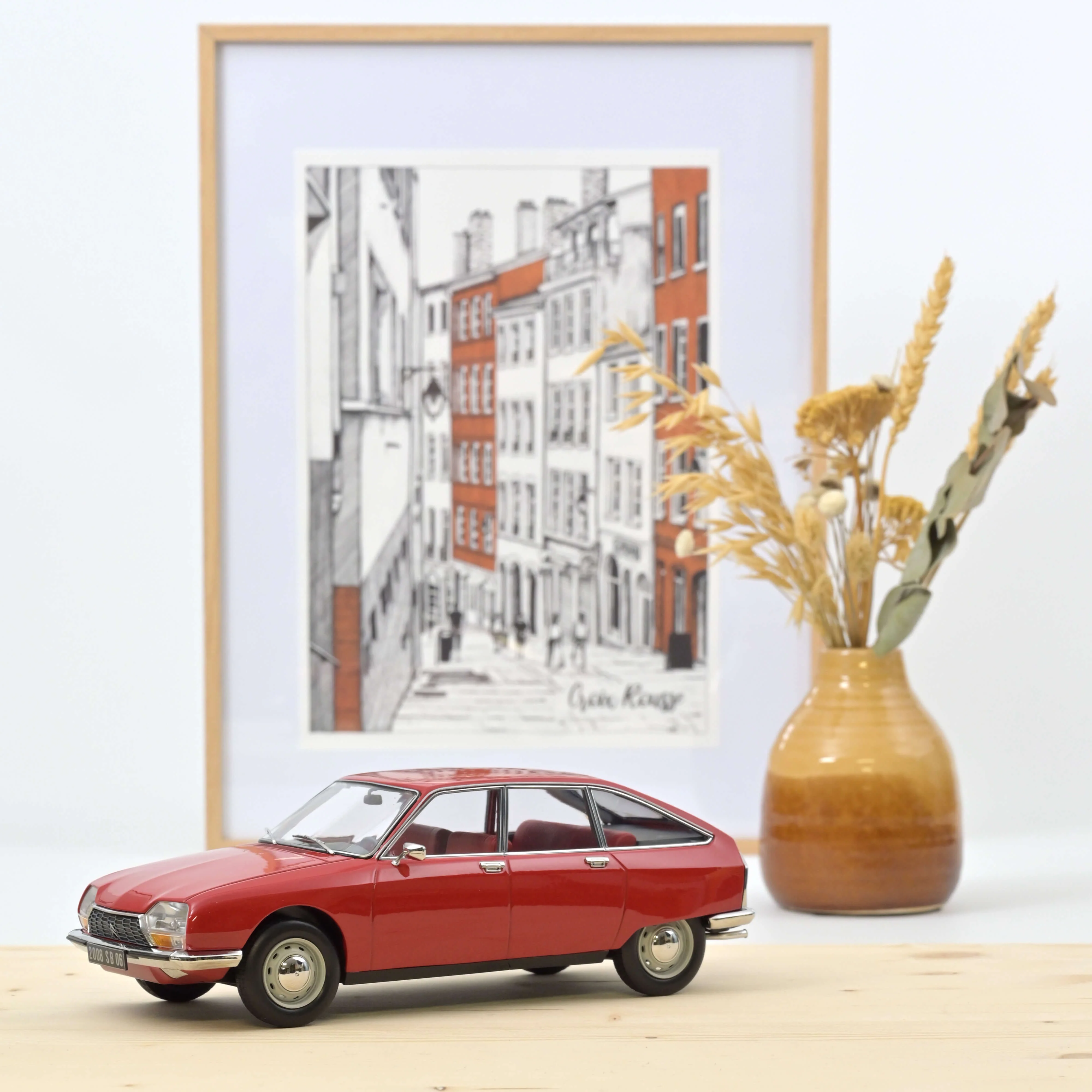Citroën GS 1972 Rio Rouge 1/18 - 300pcs